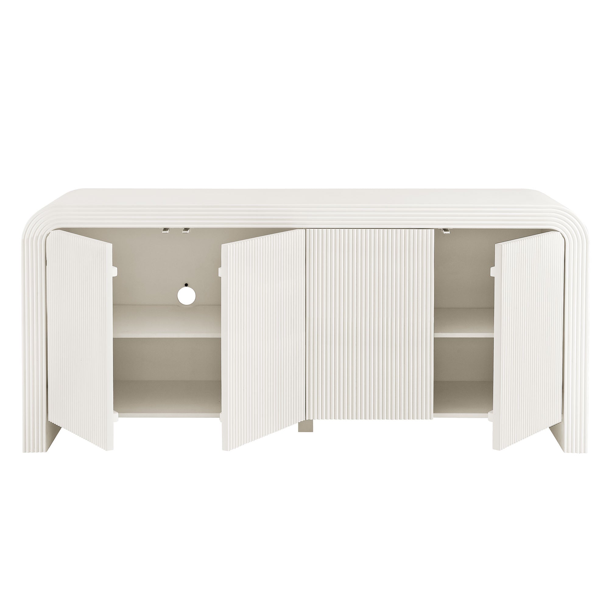 Modway Waterflute 70" Fluted Sideboard Cabinet
