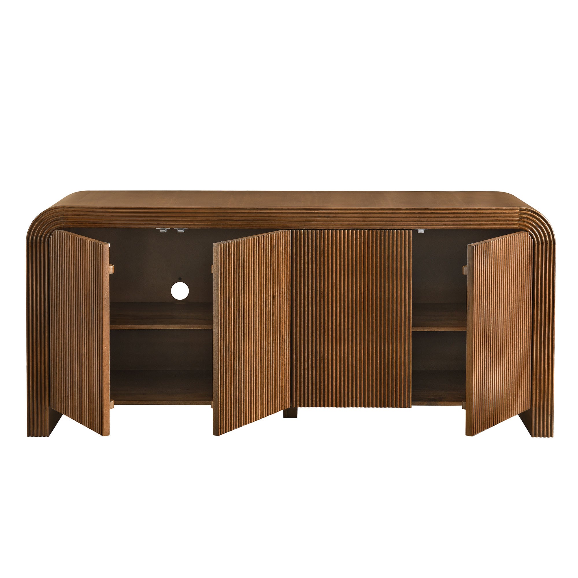 Modway Waterflute 70" Fluted Sideboard Cabinet