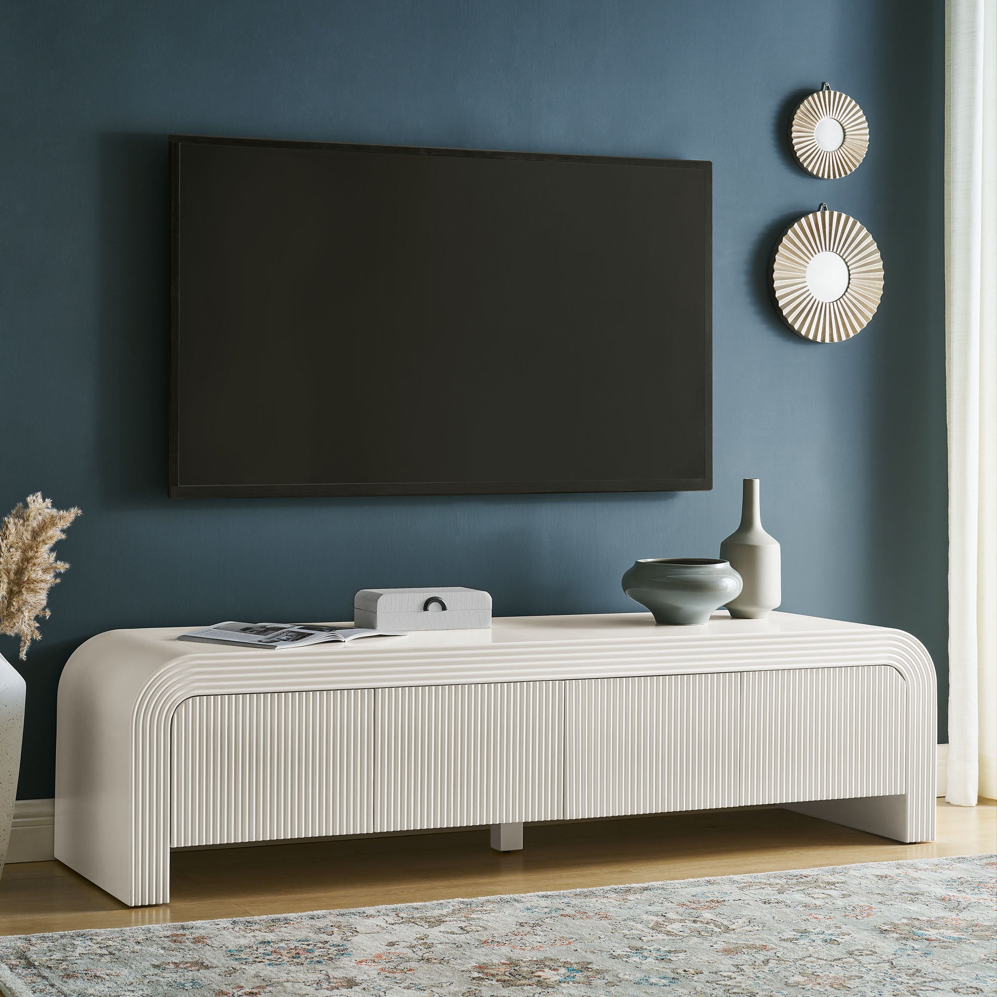 Modway Waterflute 68" Fluted TV Stand