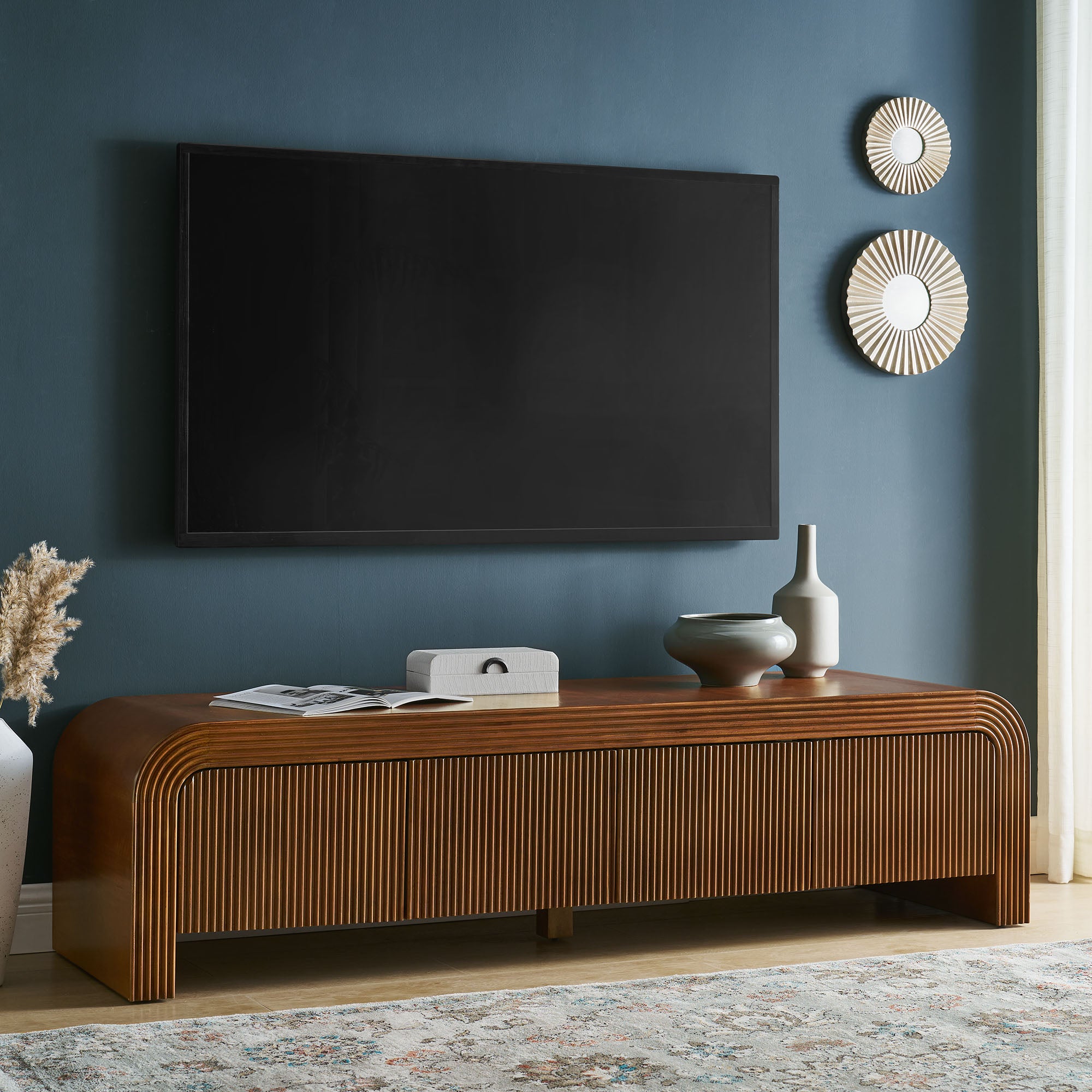 Modway Waterflute 68" Fluted TV Stand