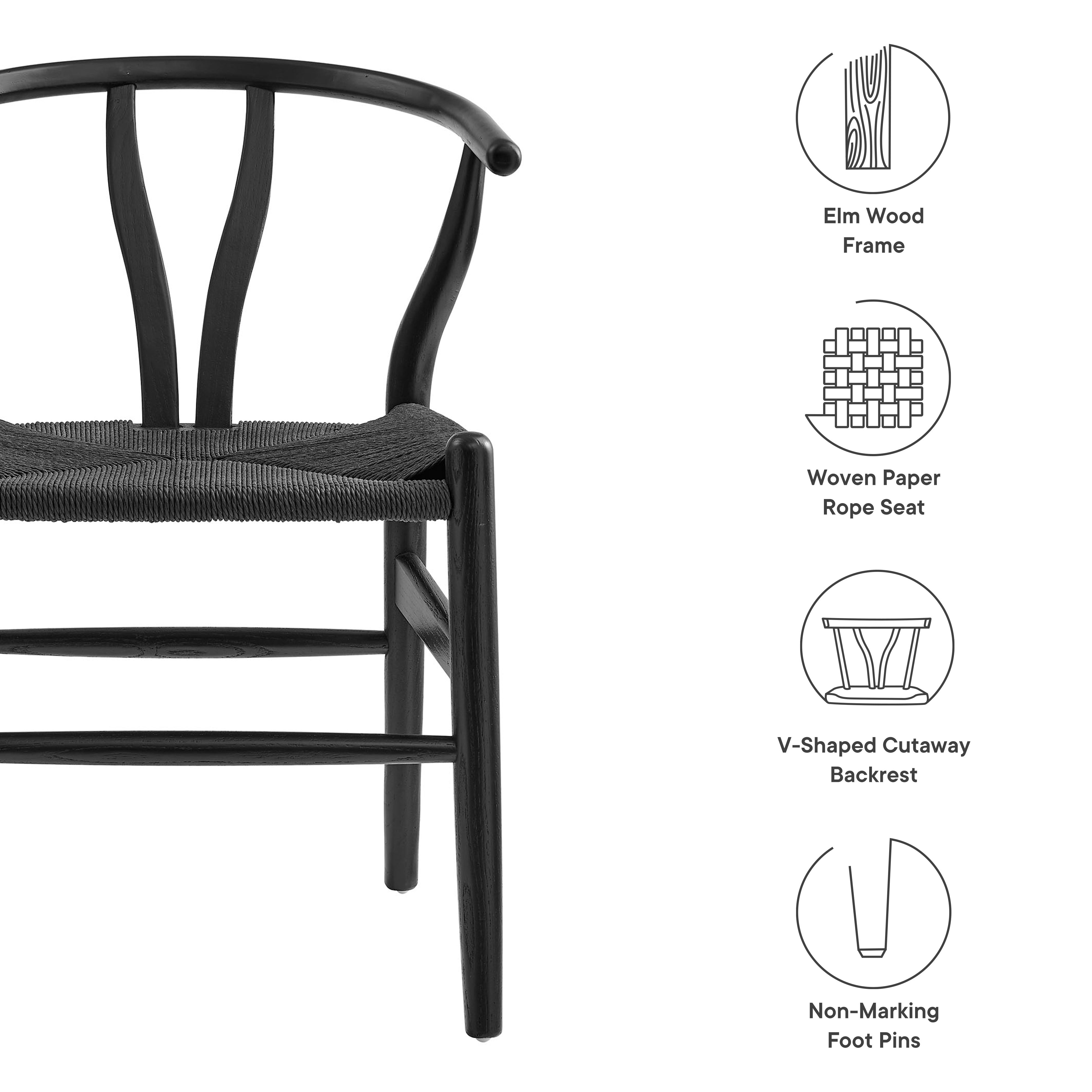 Modway Amish 29" Wood Dining Chair