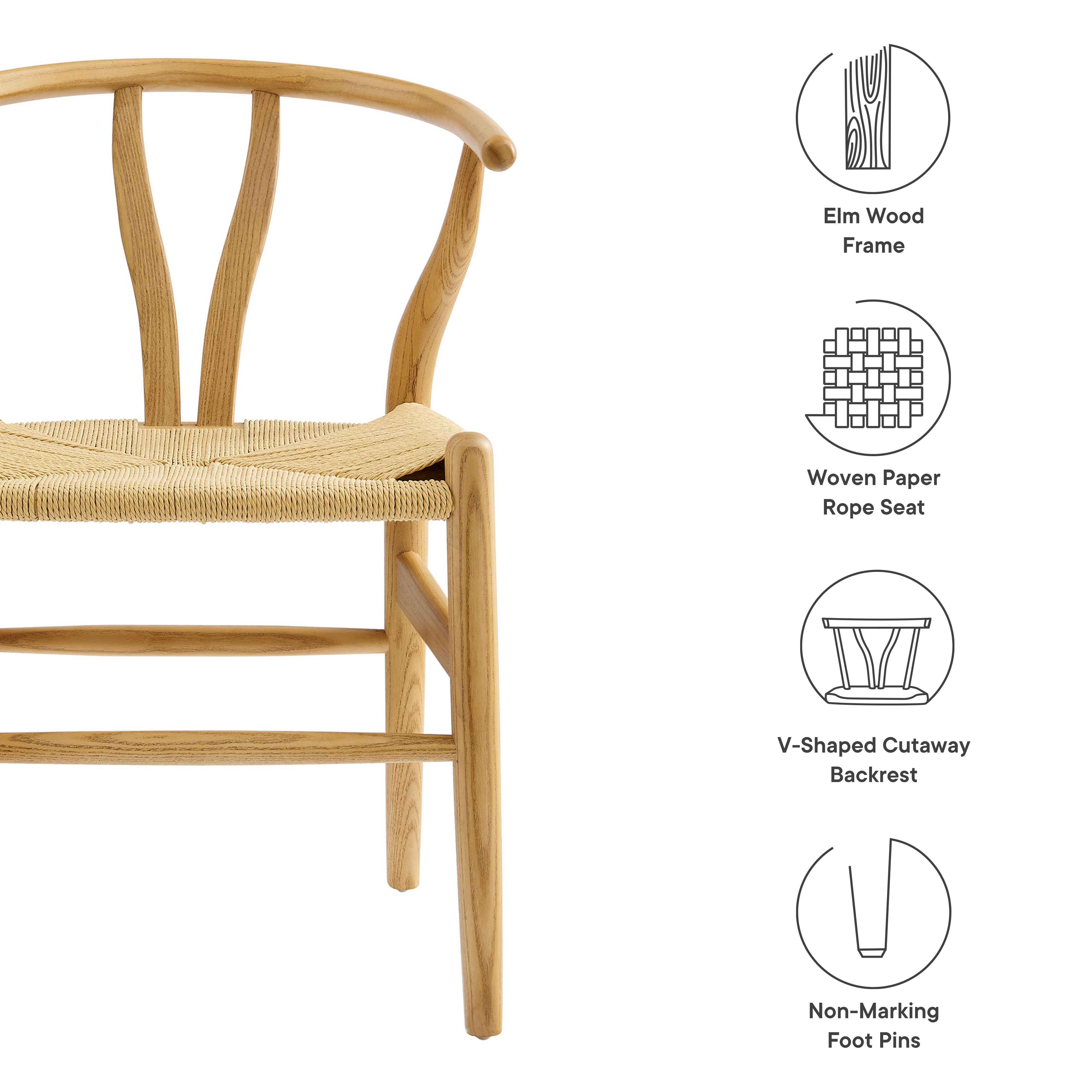 Modway Amish 29" Wood Dining Chair