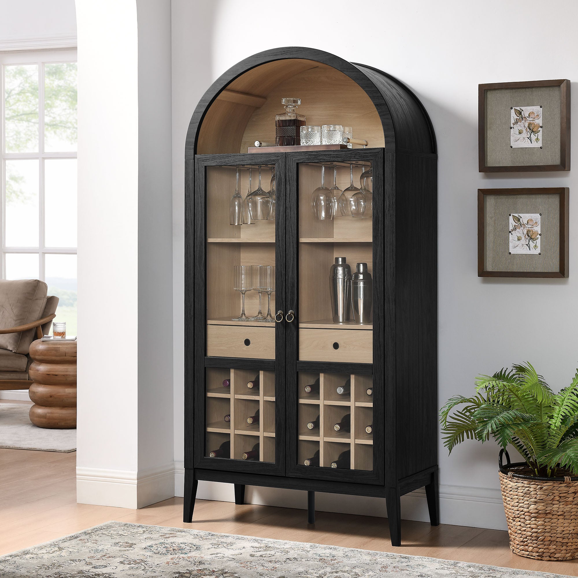 Modway Nolan Arched Bar Cabinet