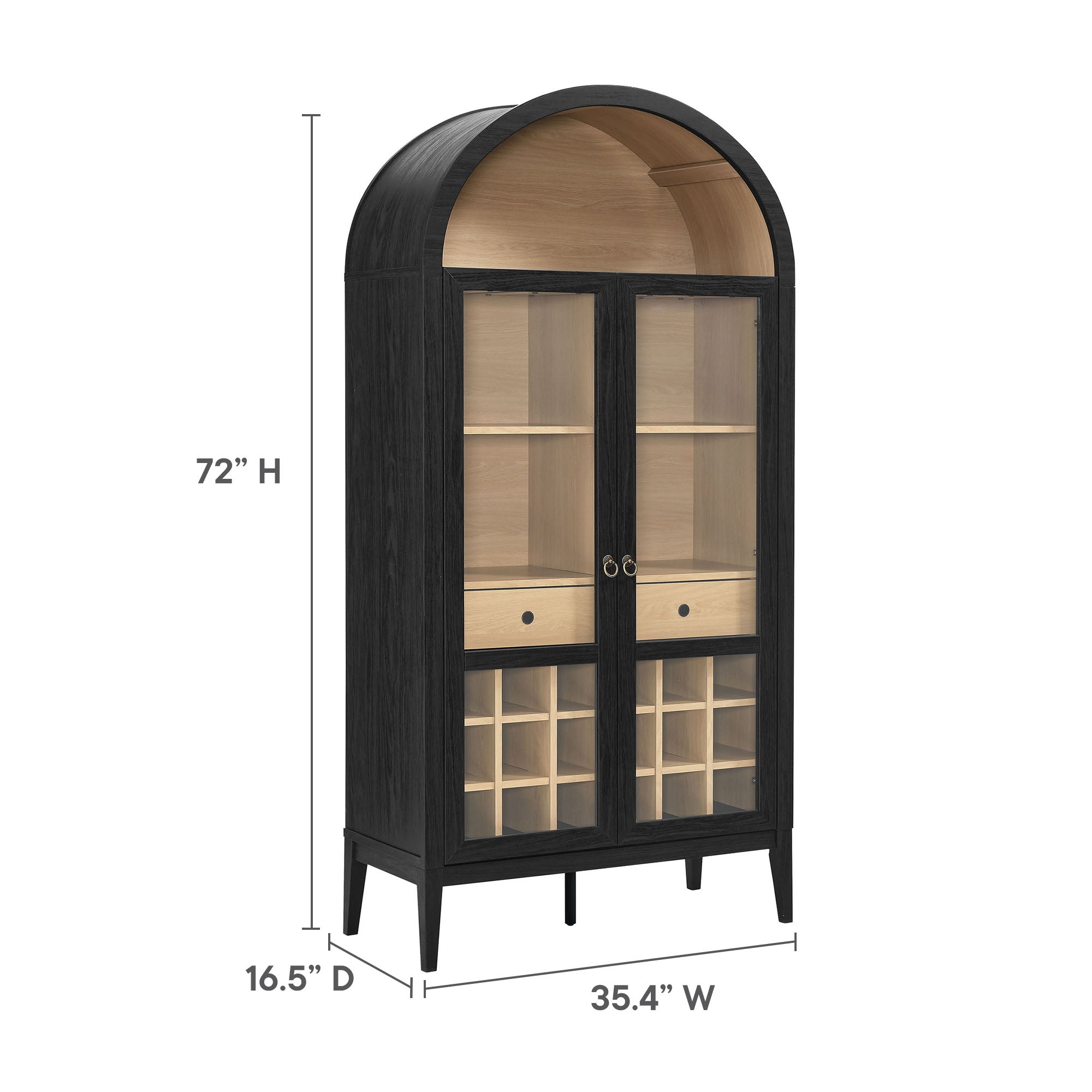 Modway Nolan Arched Bar Cabinet
