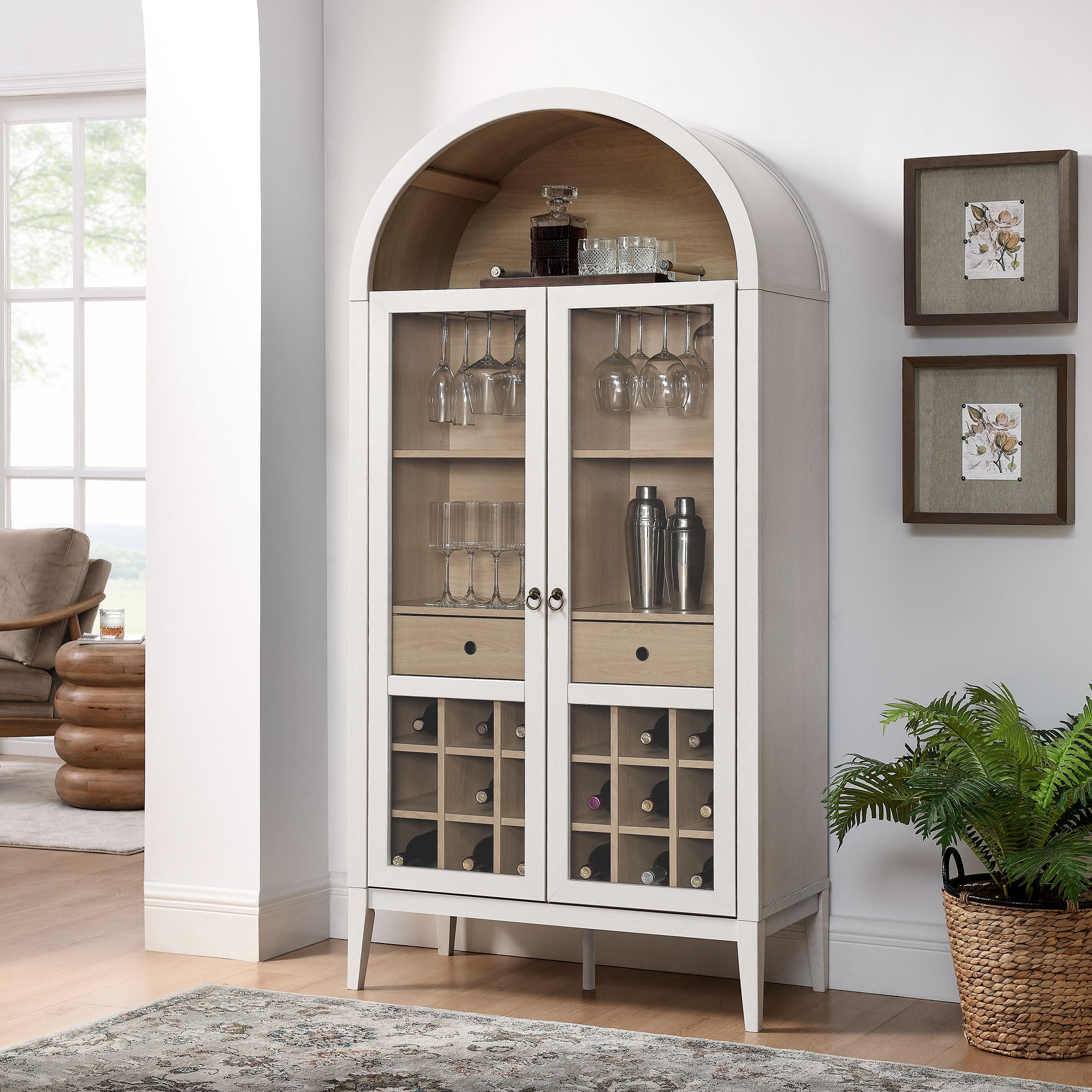 Modway Nolan Arched Bar Cabinet