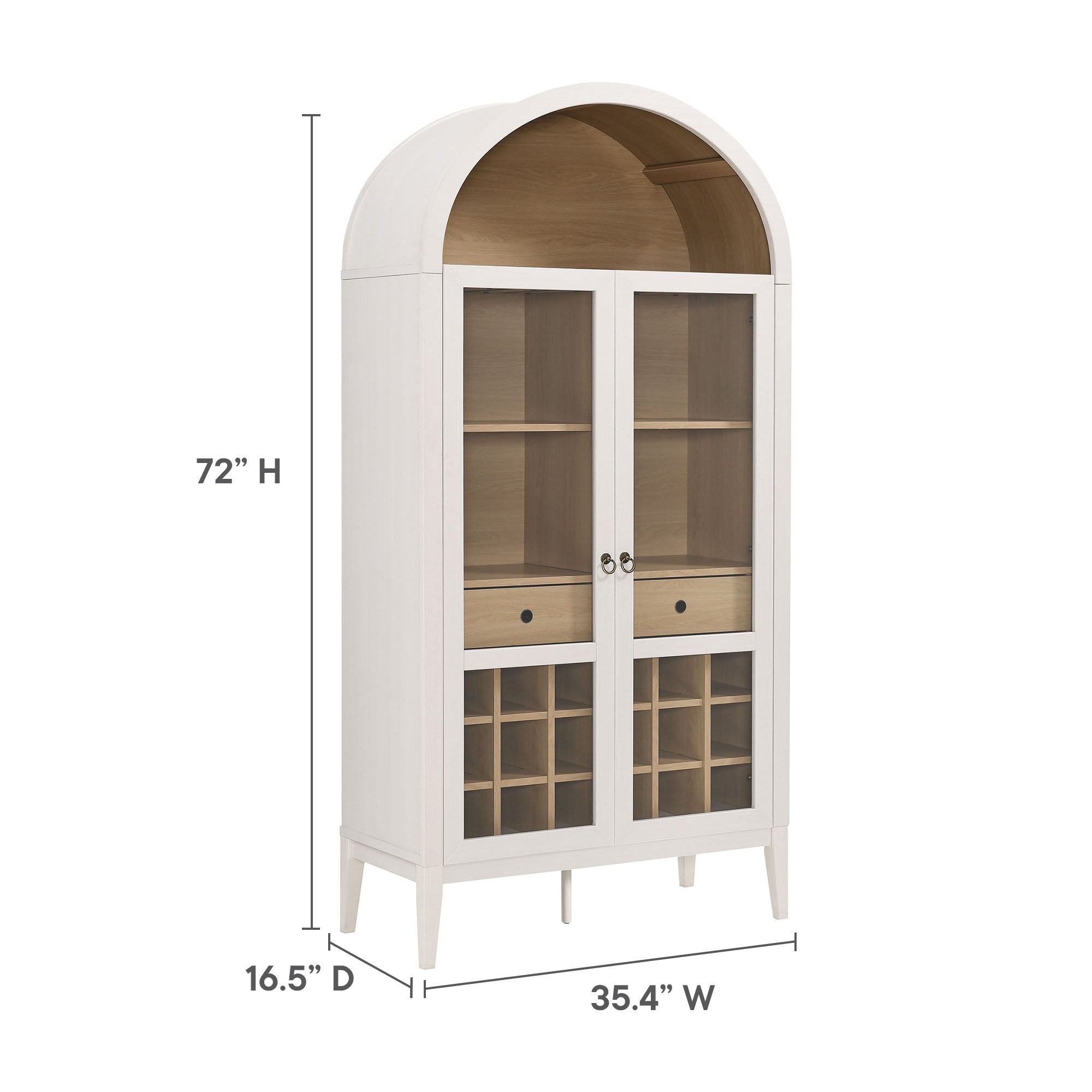 Modway Nolan Arched Bar Cabinet