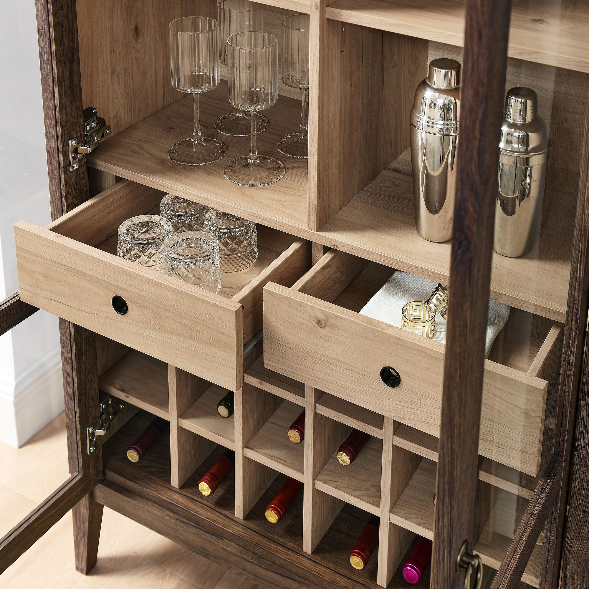 Modway Nolan Arched Bar Cabinet
