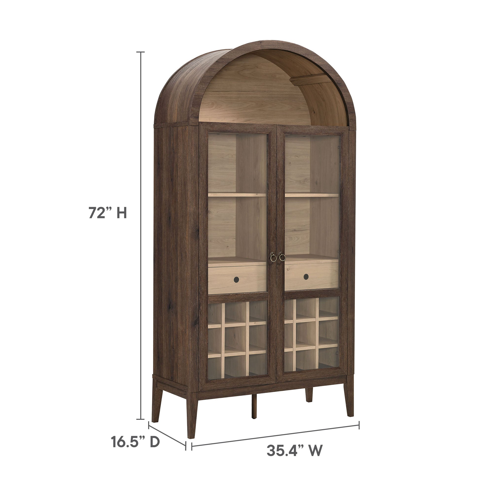 Modway Nolan Arched Bar Cabinet
