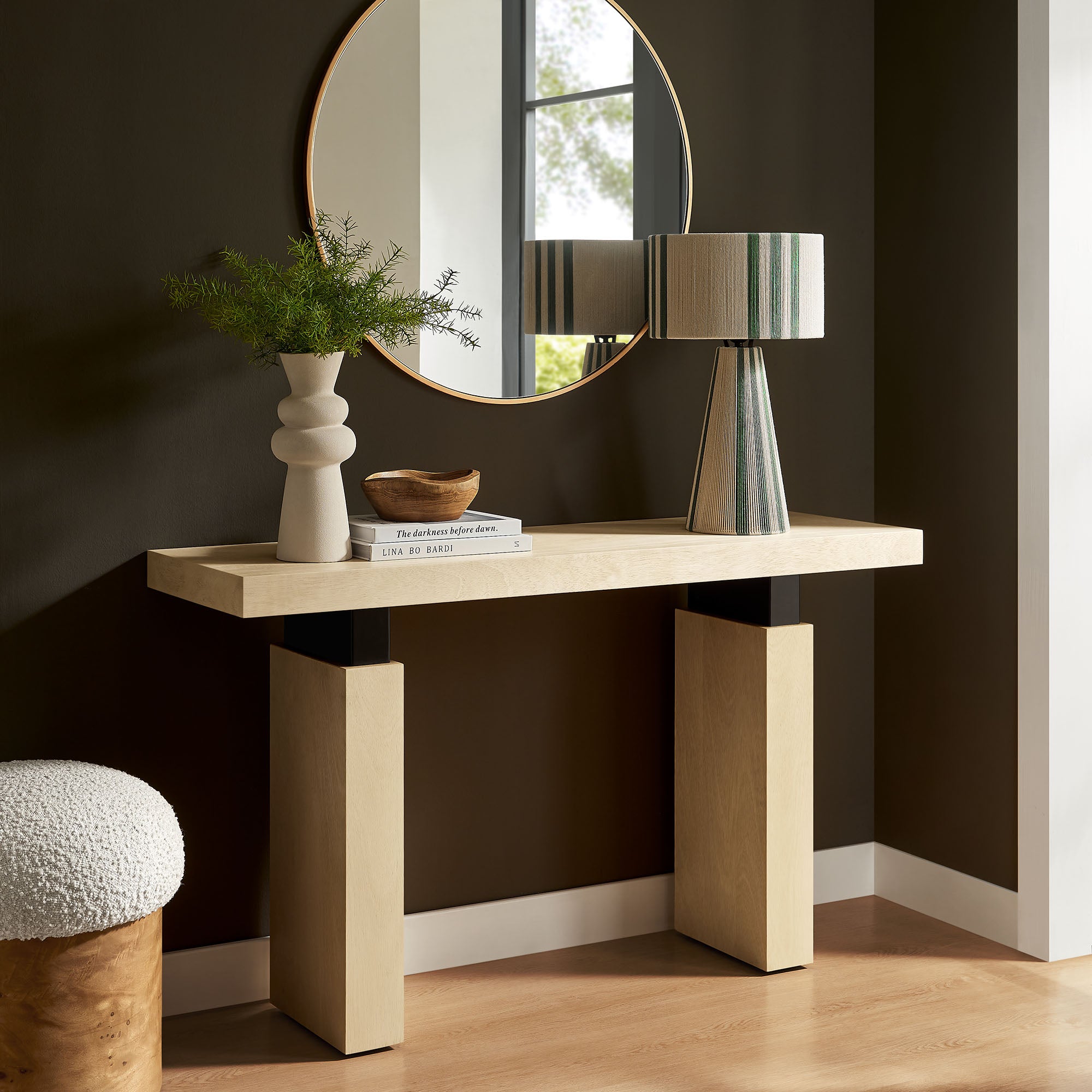 Modway Piston 52" Rectangular Wood Console Table