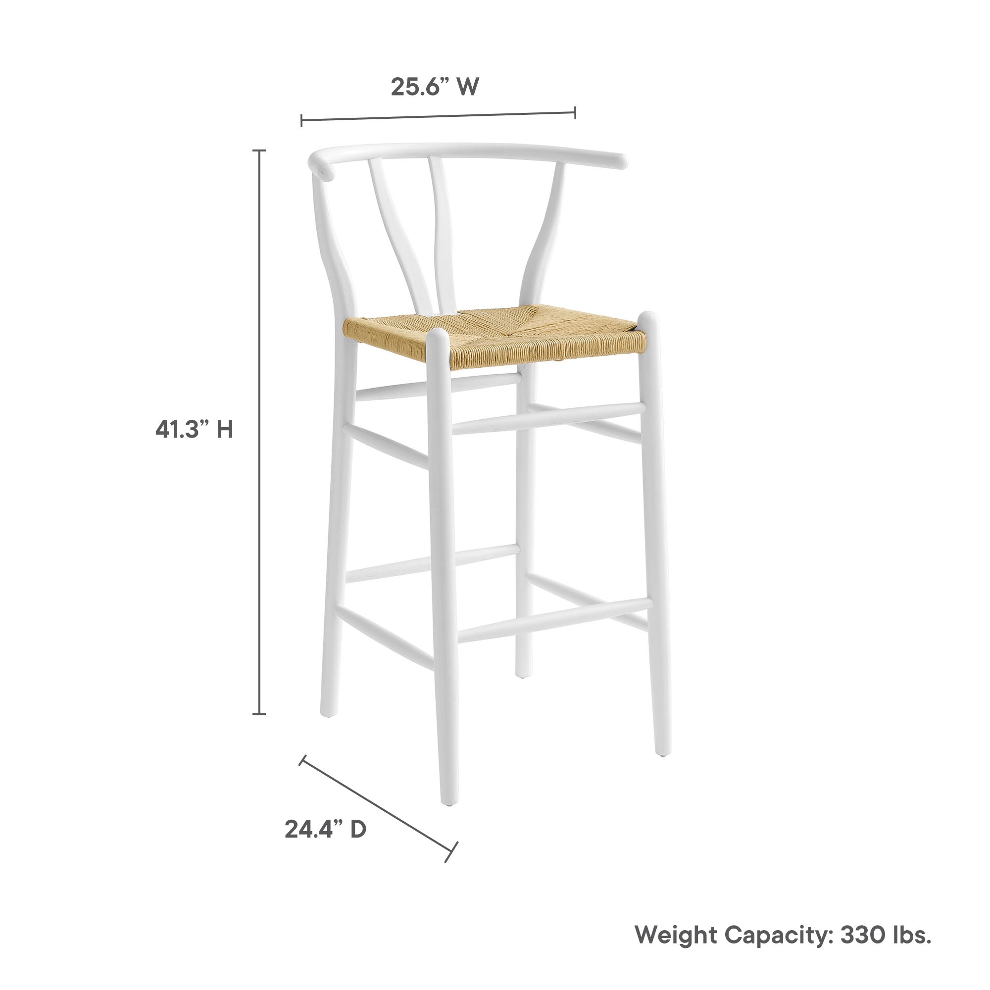 Modway Amish Wood Bar Stool