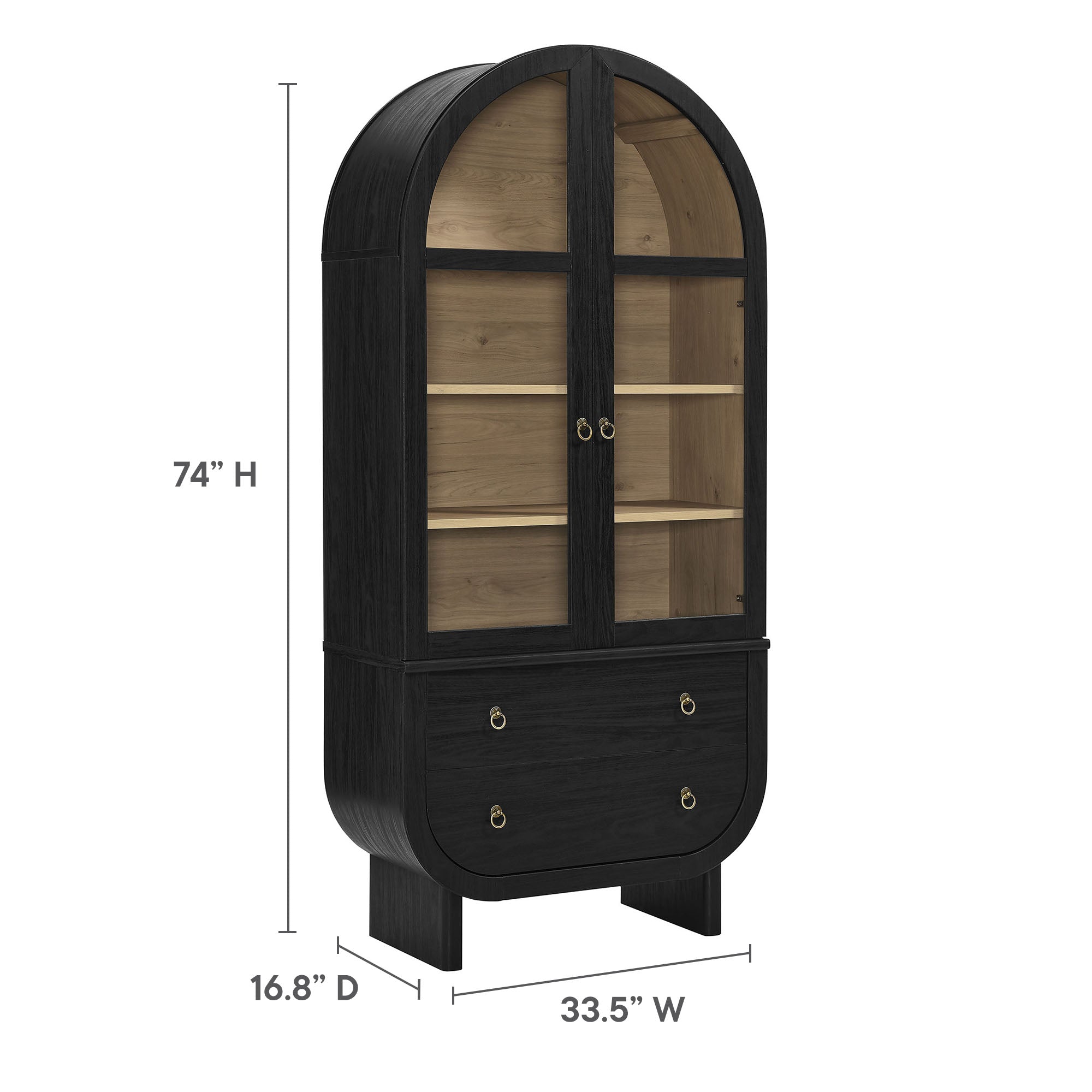 Modway Nyx Arched Display Cabinet