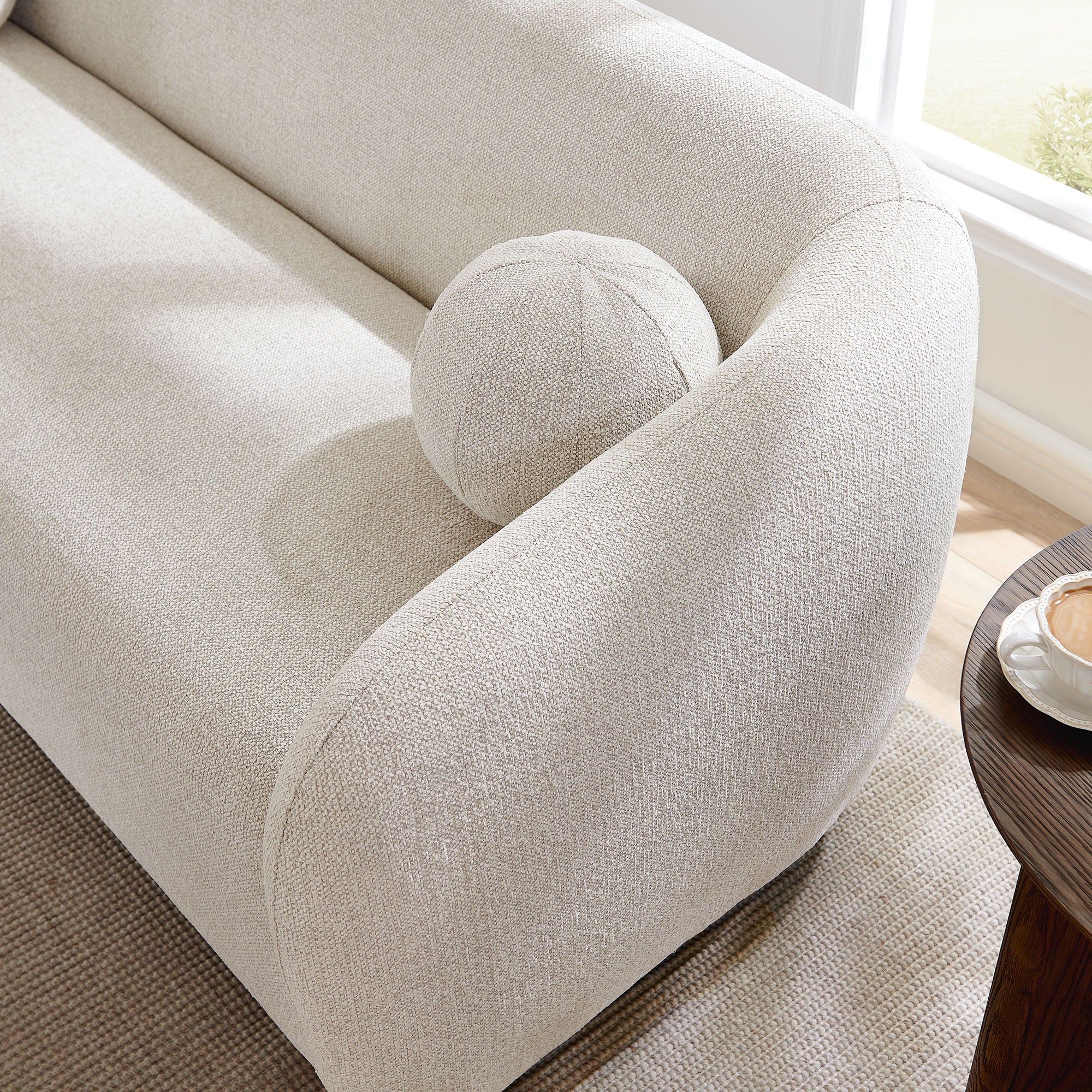 Modway Holland 85" Chenille Fabric Sofa