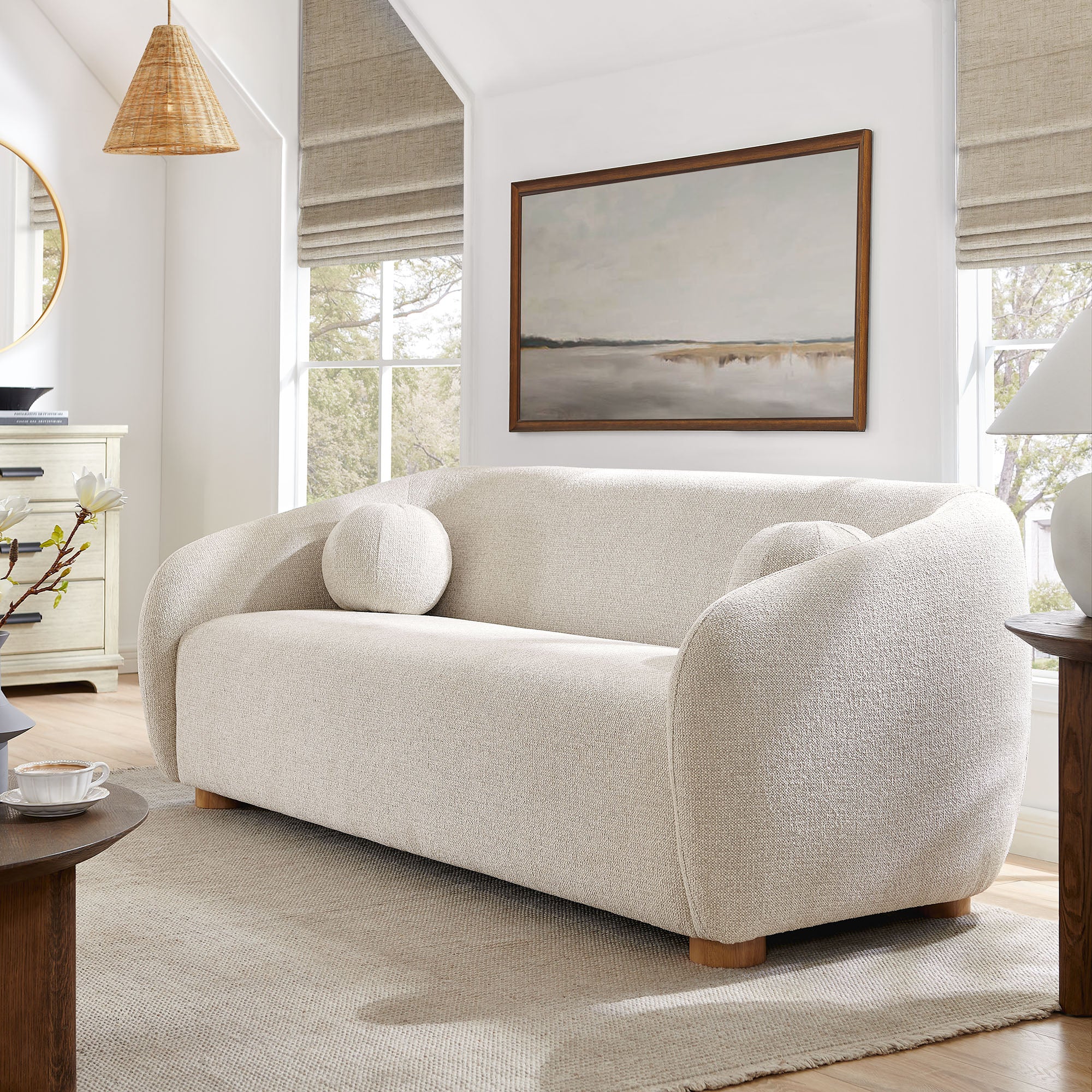 Modway Holland 85" Chenille Fabric Sofa
