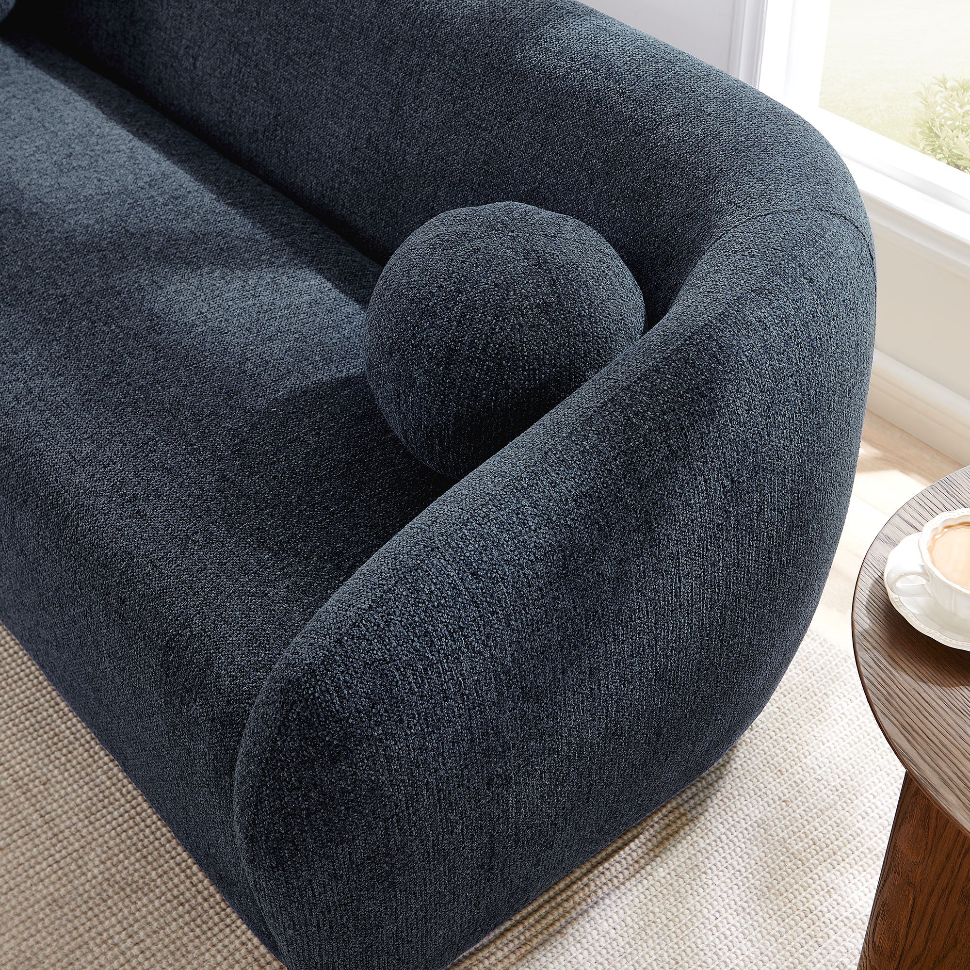 Modway Holland 85" Chenille Fabric Sofa