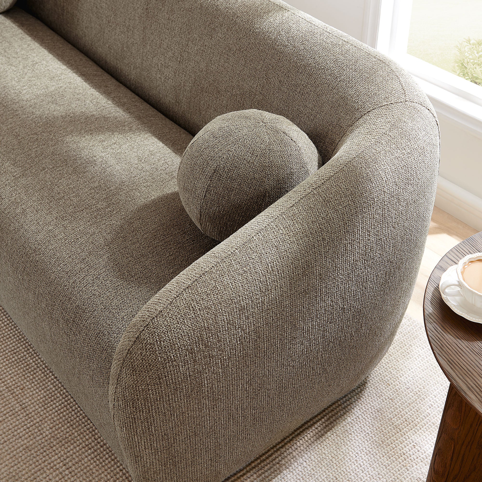 Modway Holland 85" Chenille Fabric Sofa