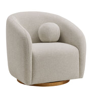 Modway Holland Swivel Chenille Fabric Armchair