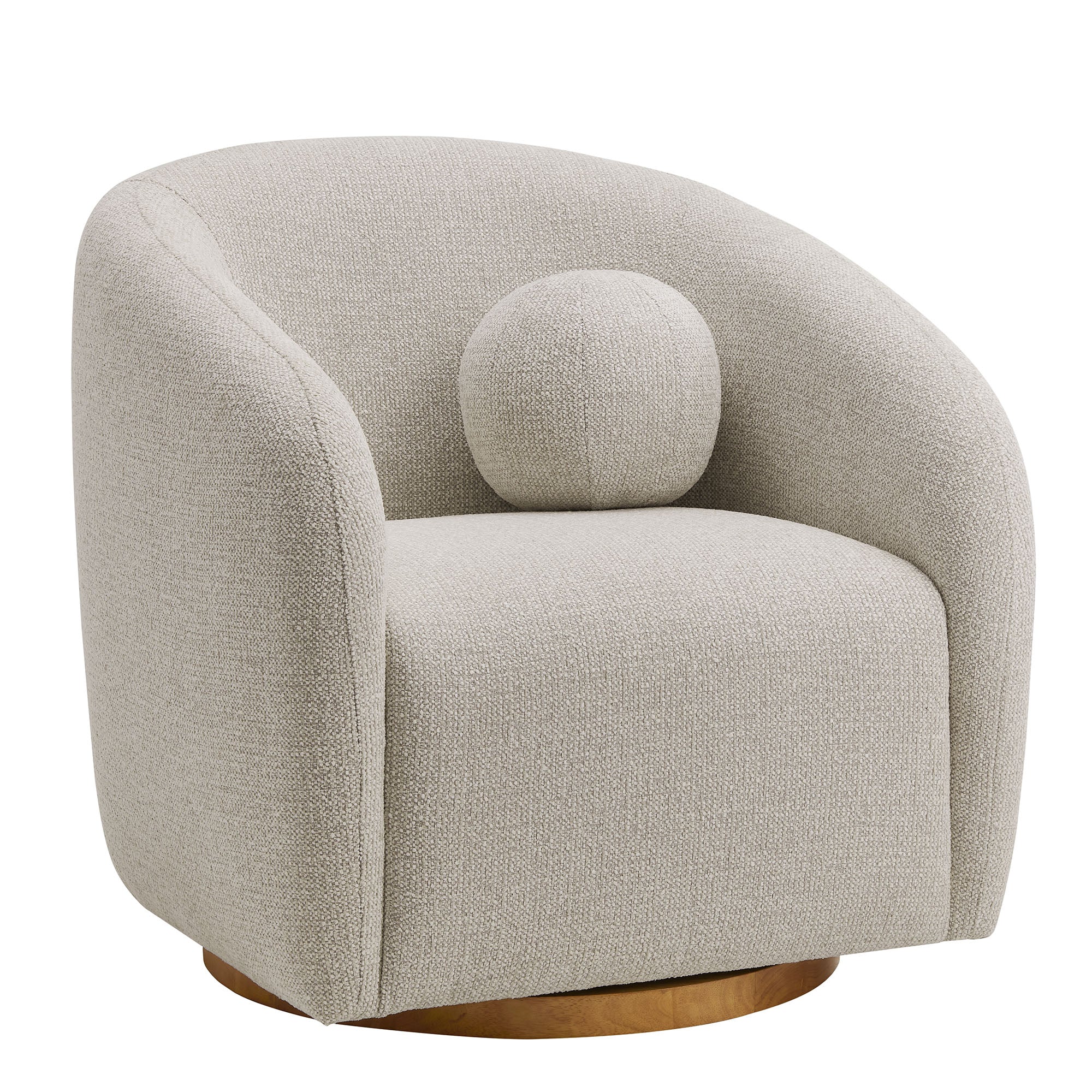 Modway Holland Swivel Chenille Fabric Armchair