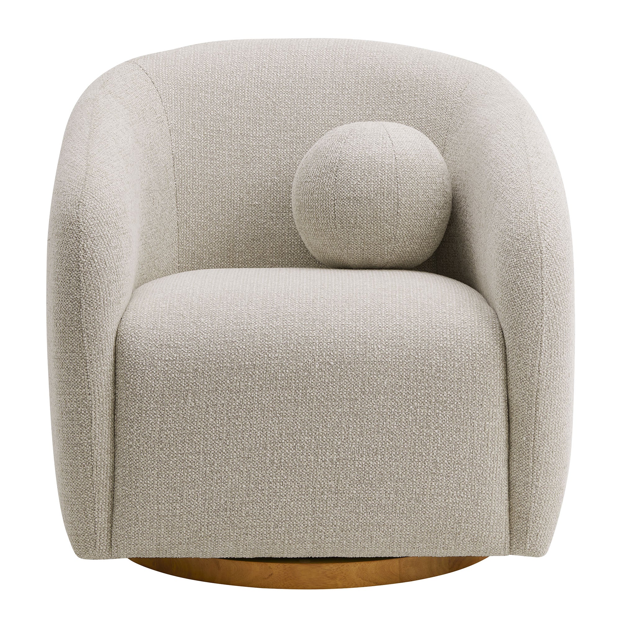 Modway Holland Swivel Chenille Fabric Armchair