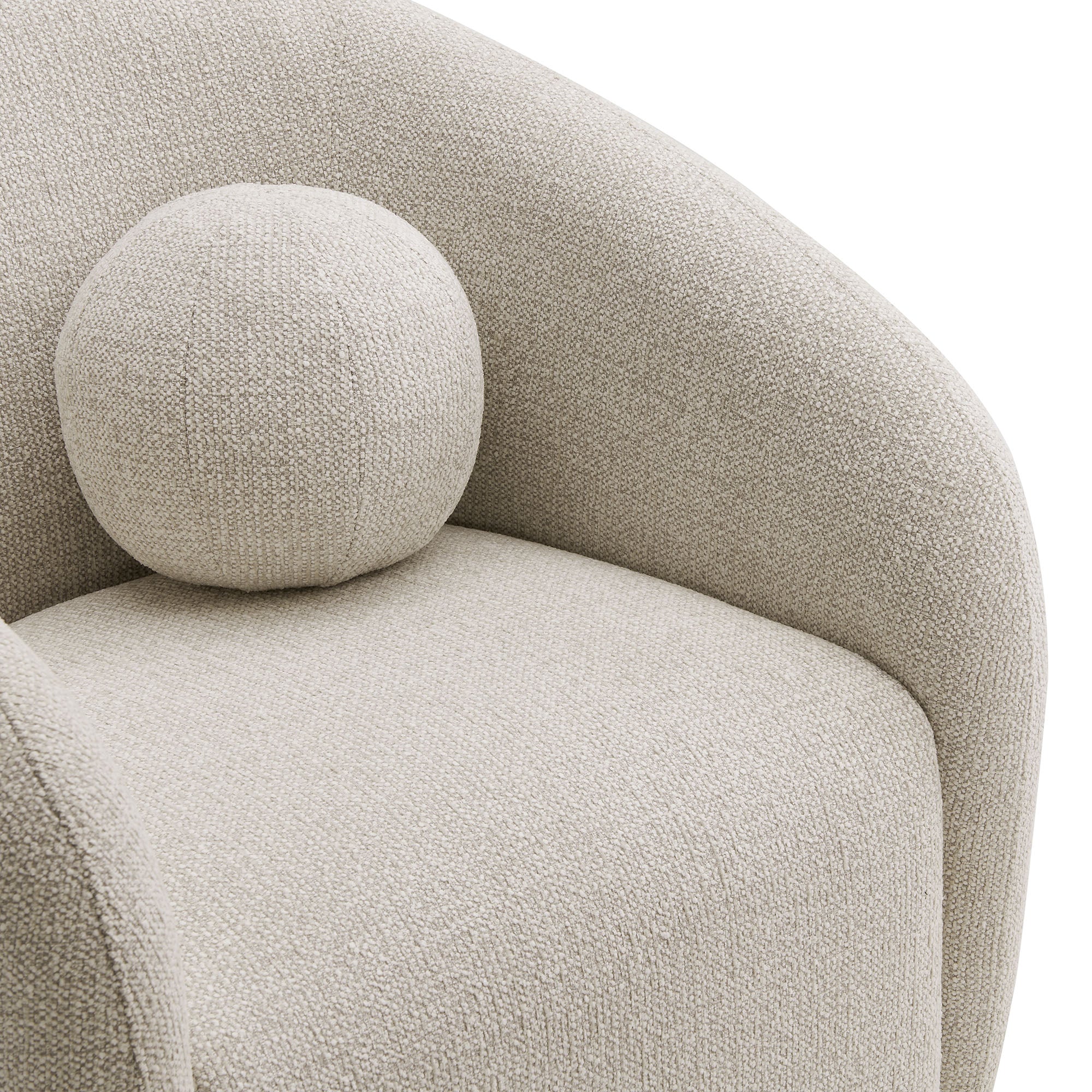 Modway Holland Swivel Chenille Fabric Armchair