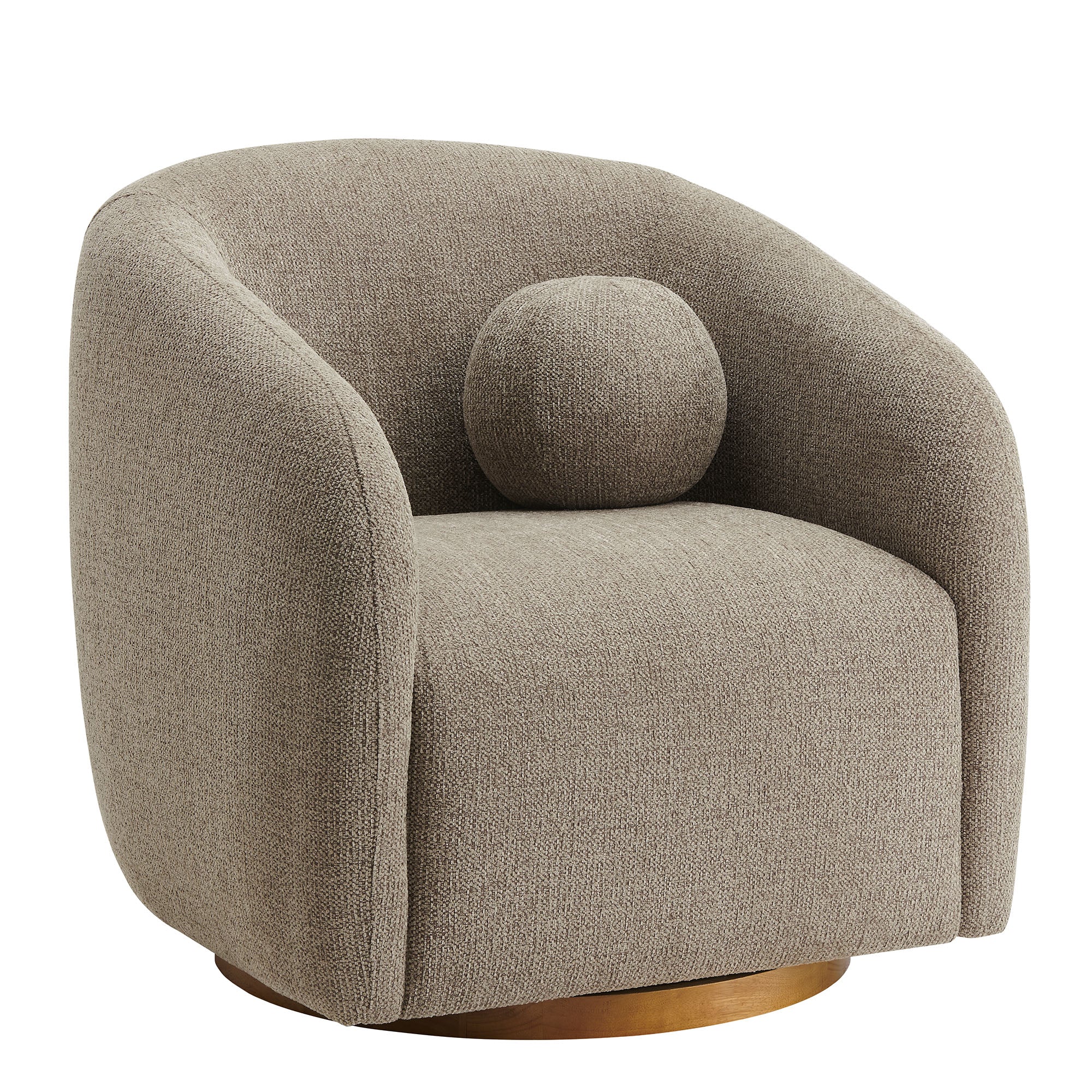Modway Holland Swivel Chenille Fabric Armchair