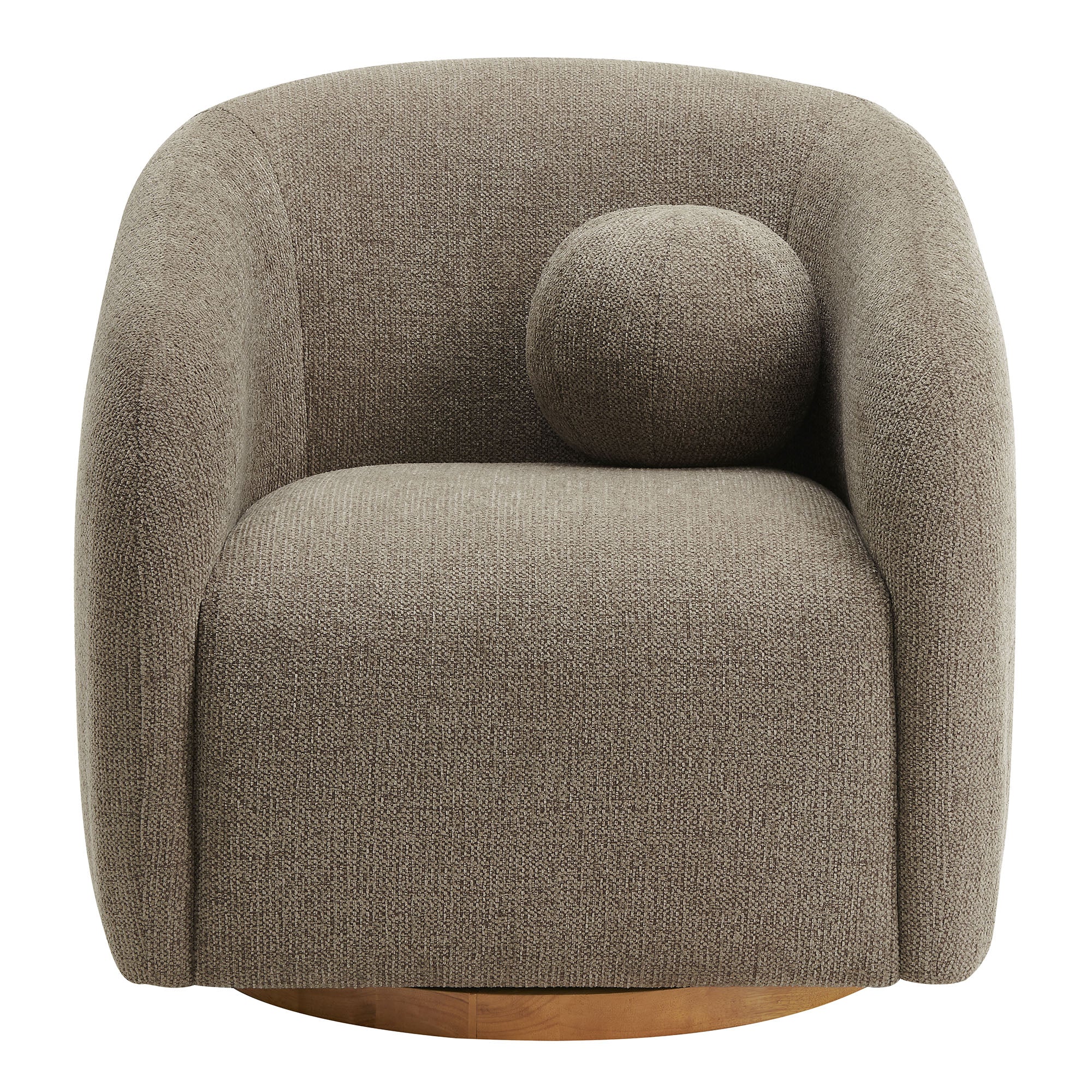 Modway Holland Swivel Chenille Fabric Armchair