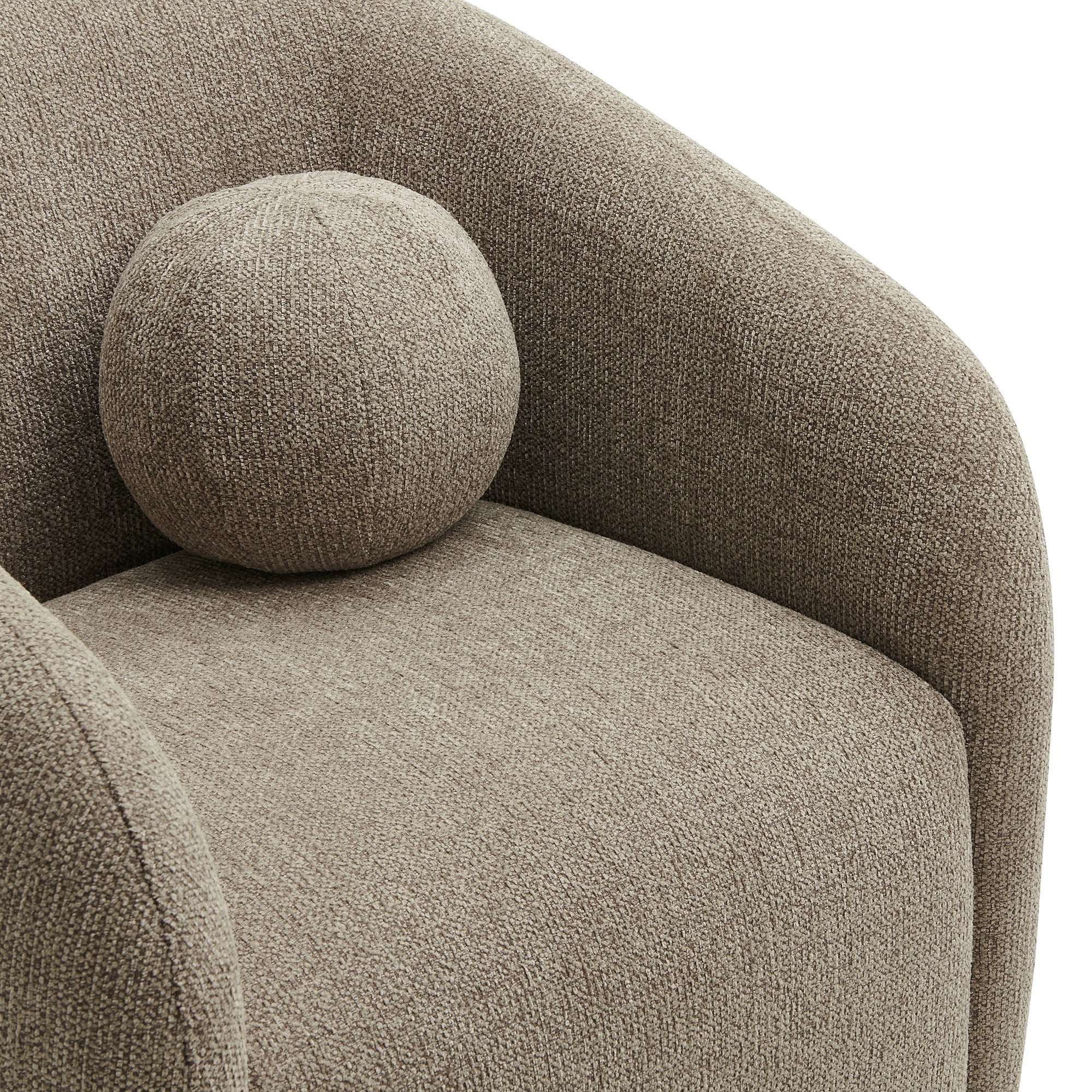 Modway Holland Swivel Chenille Fabric Armchair