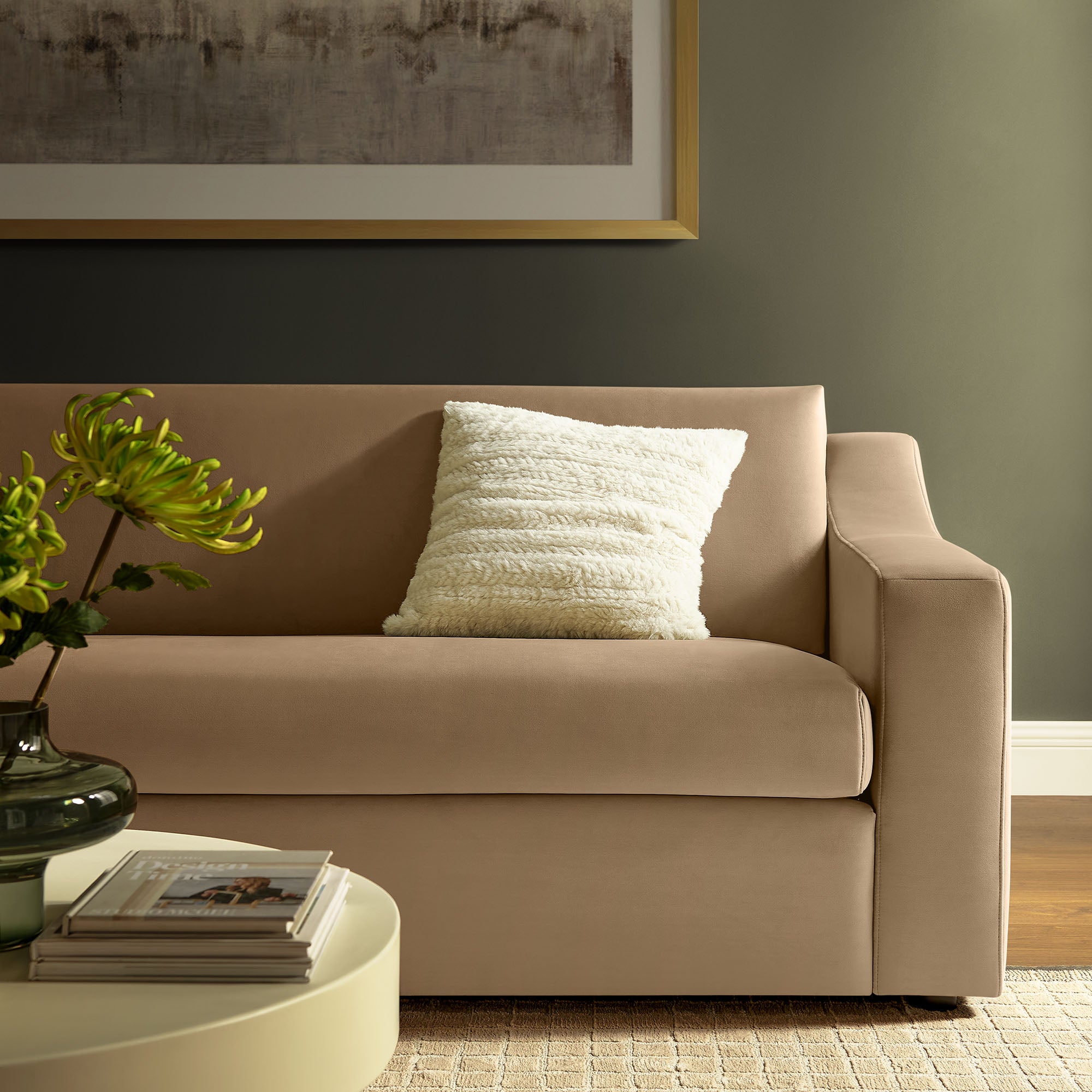 Modway Liora Performance Velvet Sofa