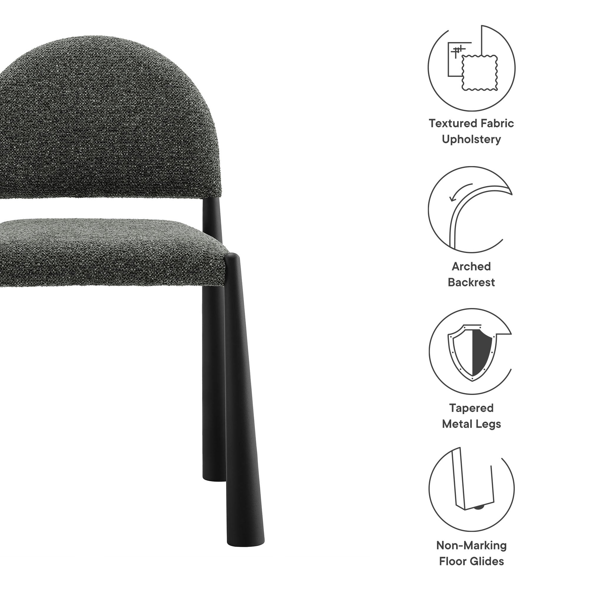 Modway Hayley Upholstered Fabric Dining Side Chair