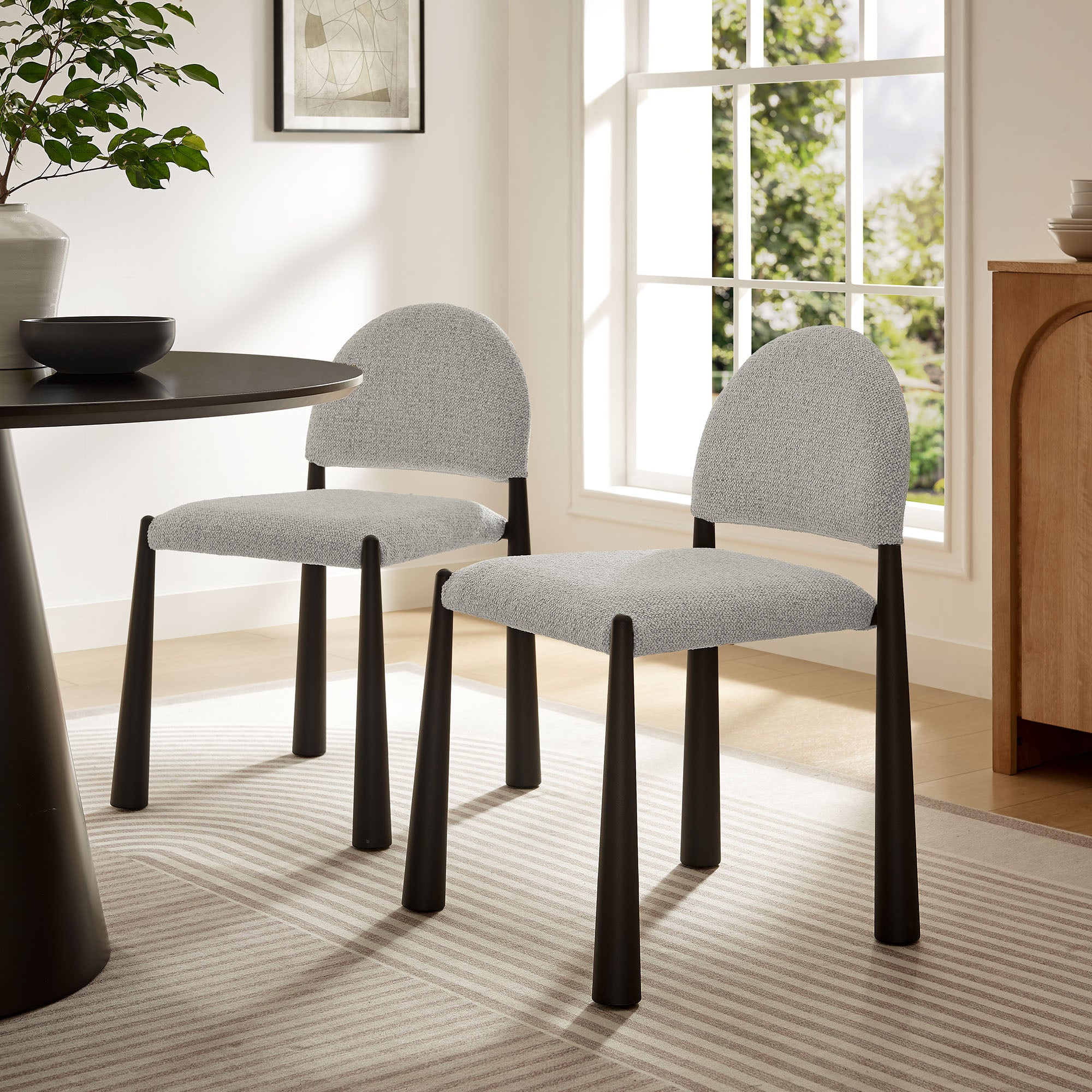 Modway Hayley Upholstered Fabric Dining Side Chair