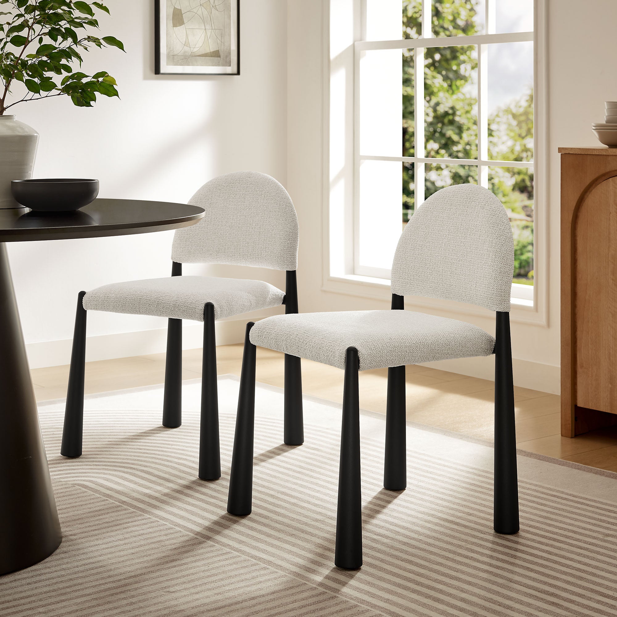 Modway Hayley Upholstered Fabric Dining Side Chair