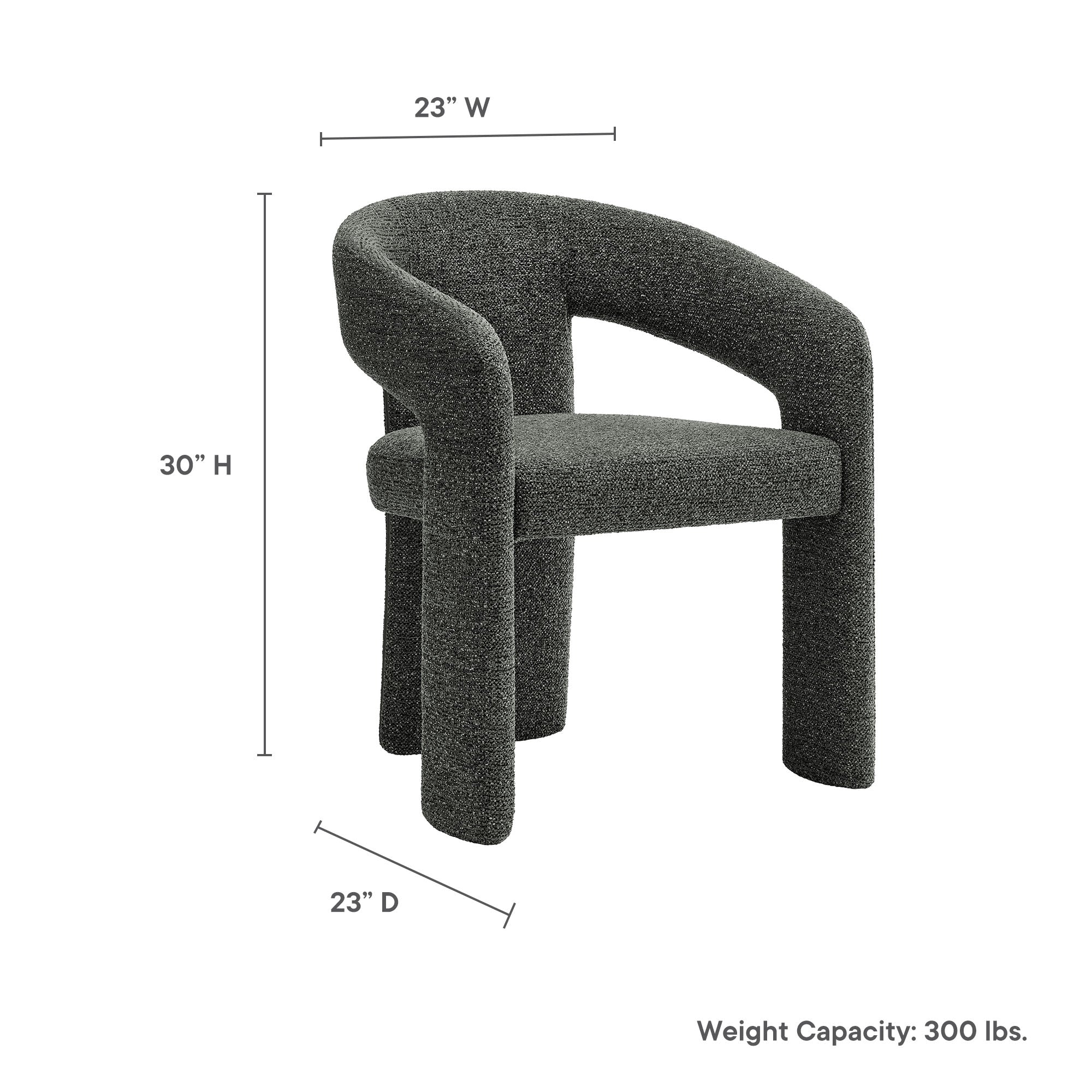 Modway Oslo Barrel Fabric Upholstered Dining Accent Chair