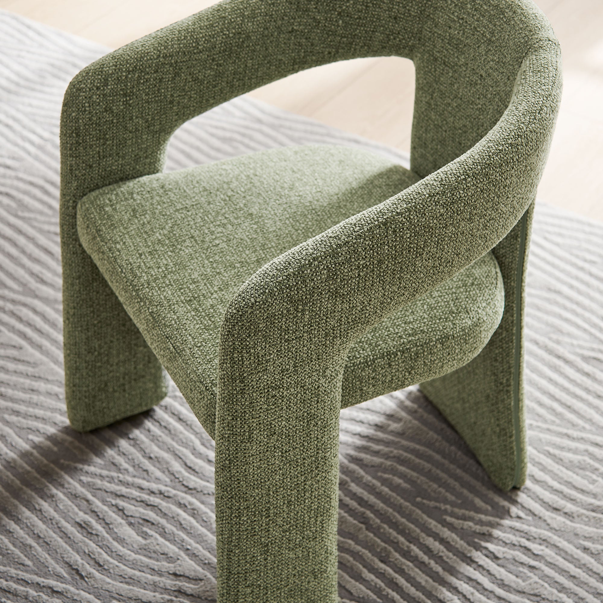 Modway Oslo Barrel Fabric Upholstered Dining Accent Chair
