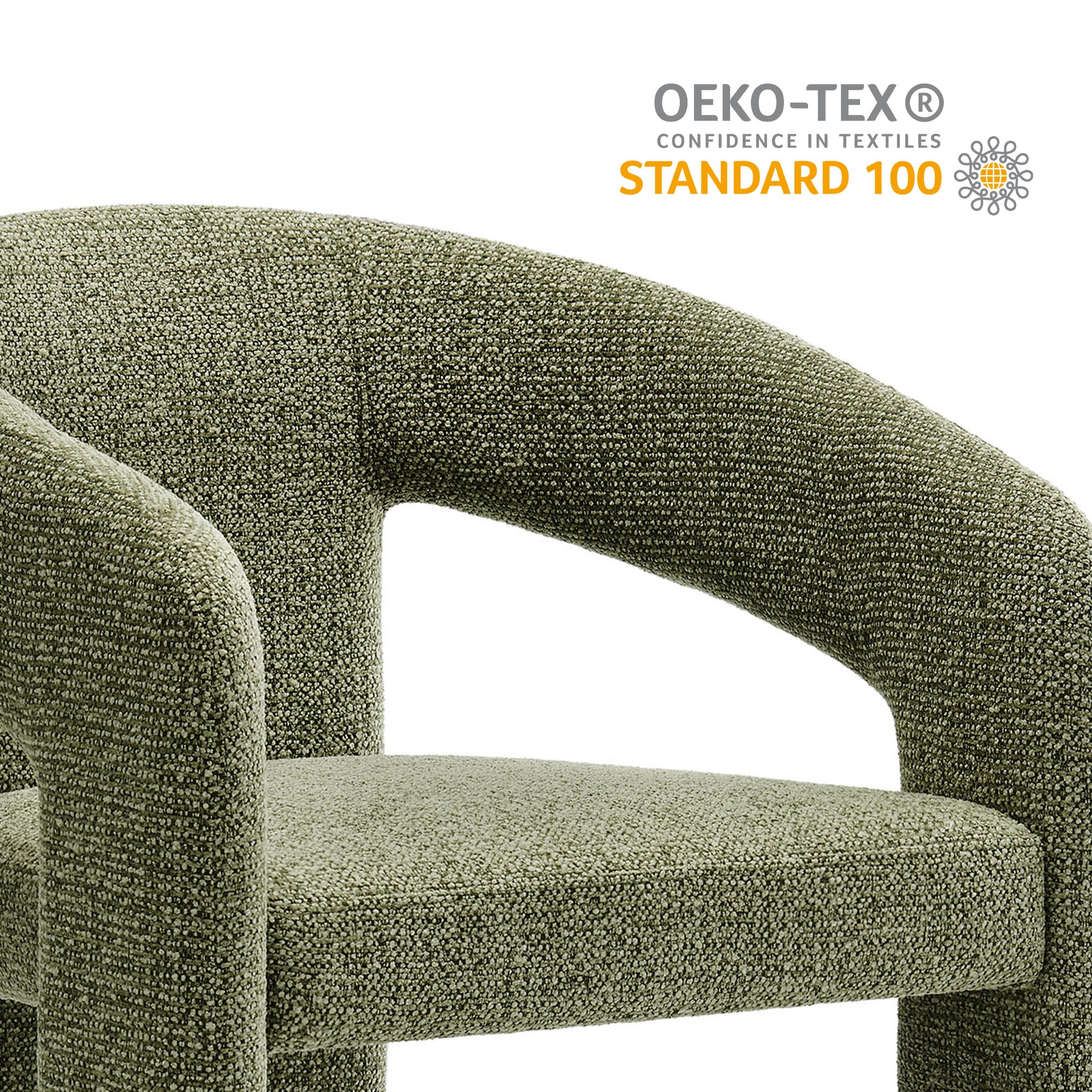 Modway Oslo Barrel Fabric Upholstered Dining Accent Chair