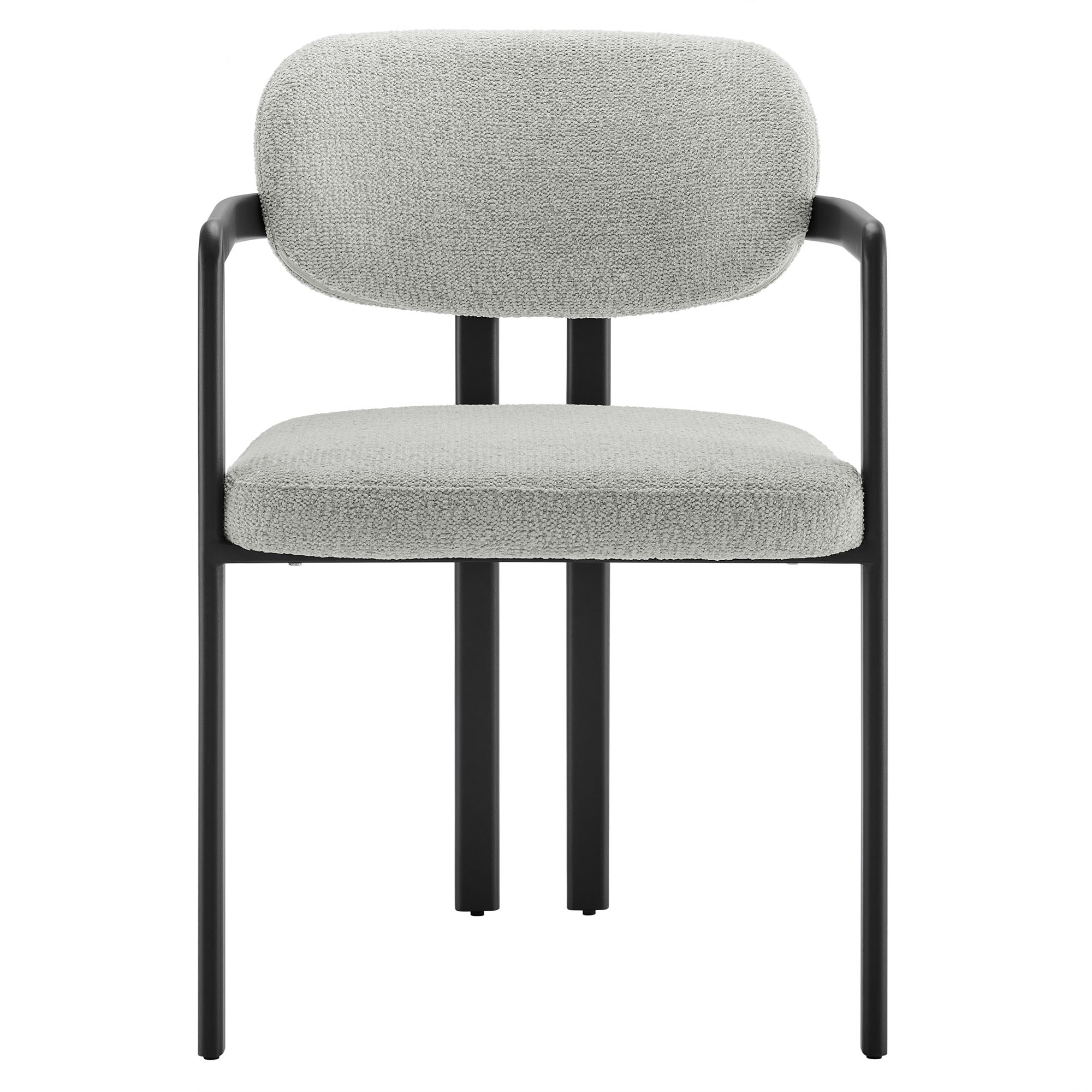 Modway Elio Barrel Fabric and Metal Dining Chair