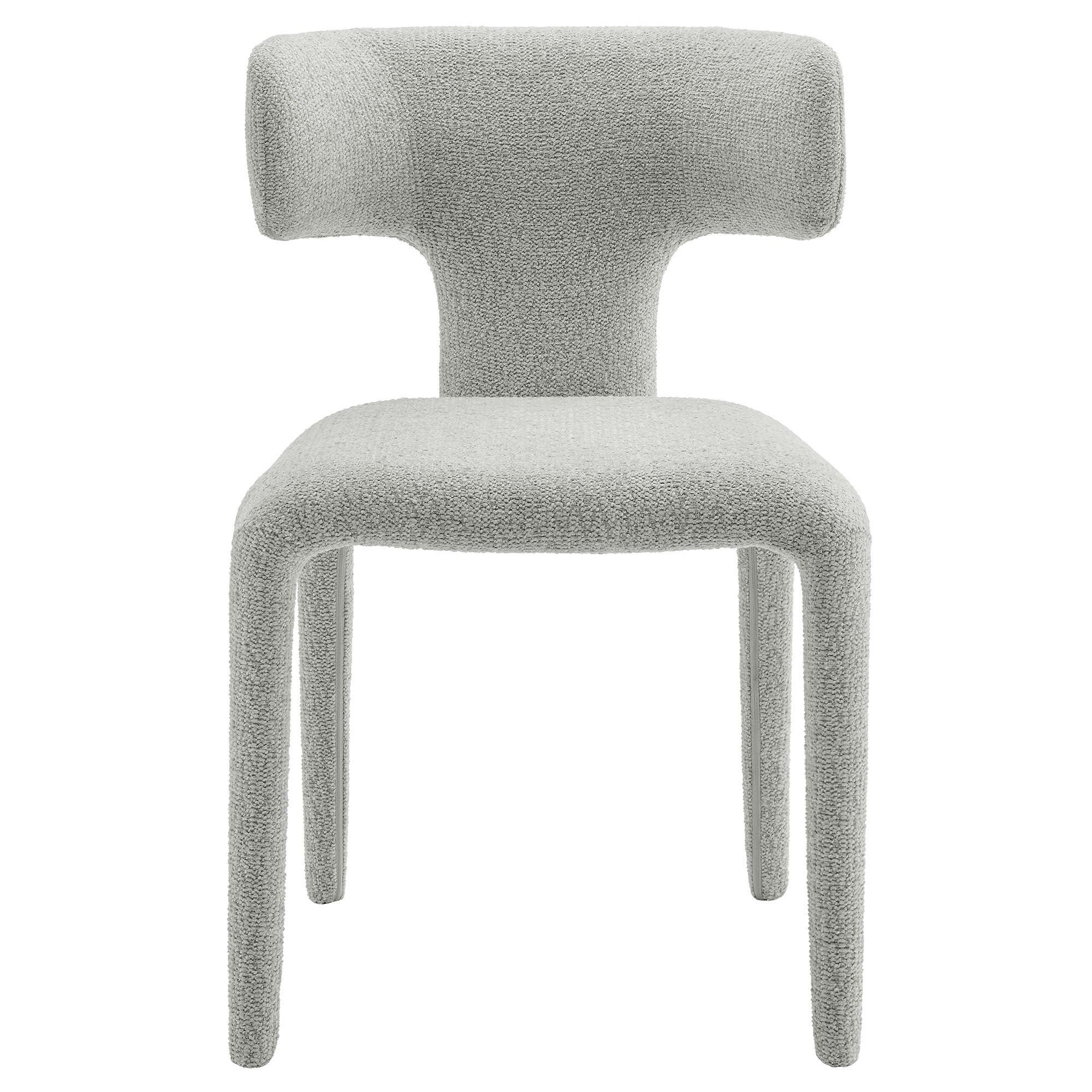 Modway Stellan Curved Back Boucle Upholstered Dining Chair Set of 2