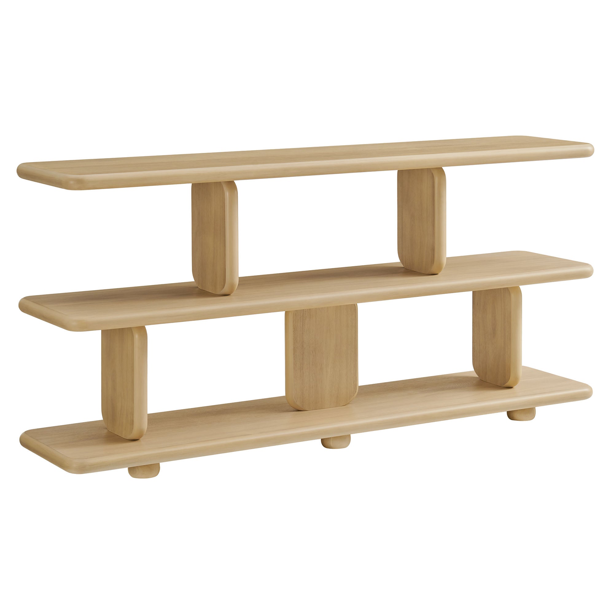 Modway Lyle Sculptural 2-Tier Bookshelf