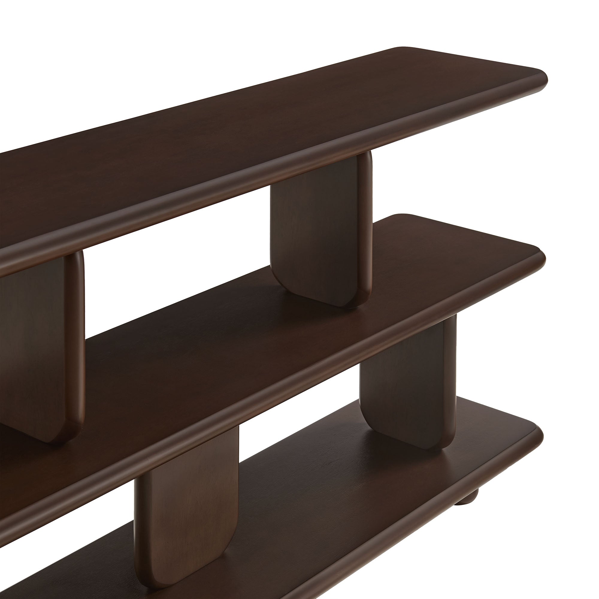 Modway Lyle Sculptural 2-Tier Bookshelf