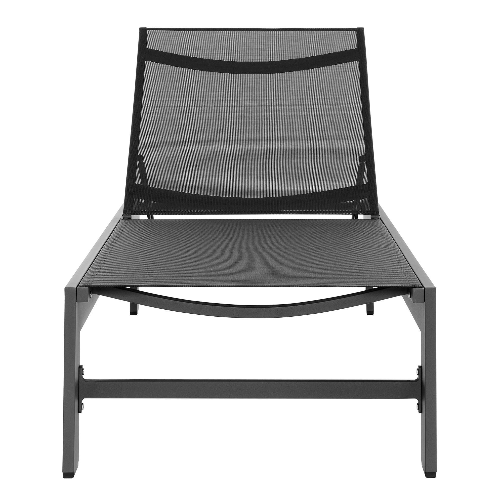 Modway Tahoe Outdoor Patio Mesh and Aluminum Chaise Lounge