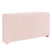 Modway Dahlia Fluted and Scalloped Sideboard Storage Cabinet