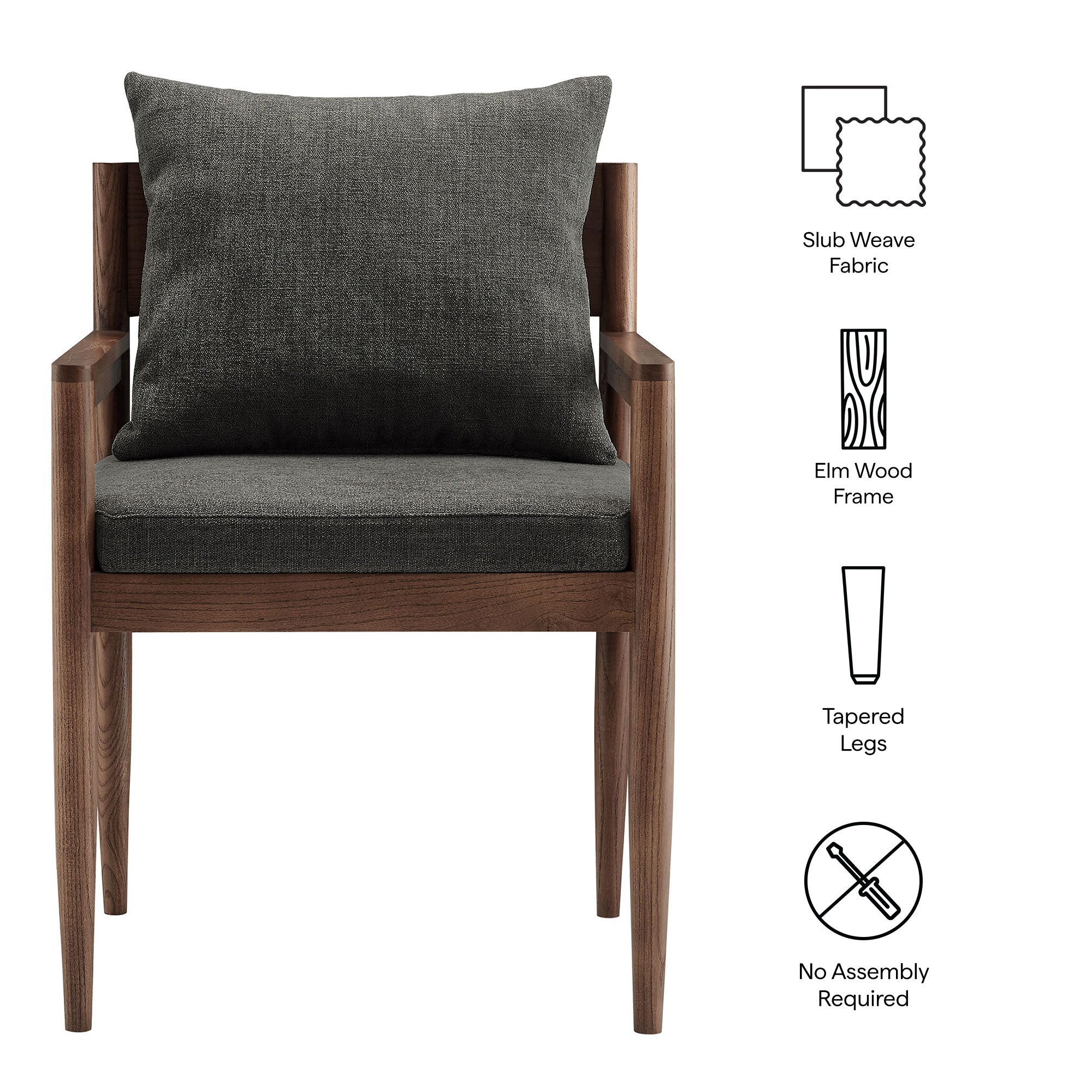 Modway Remington Wood Dining Armchair