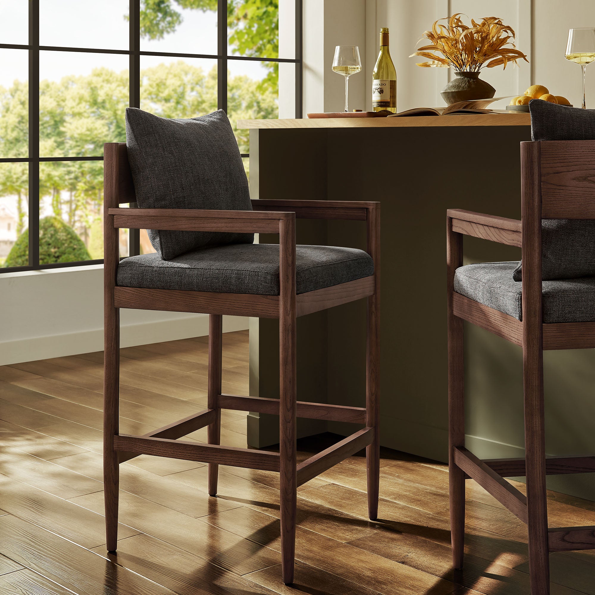 Modway Remington Wood Bar Stool