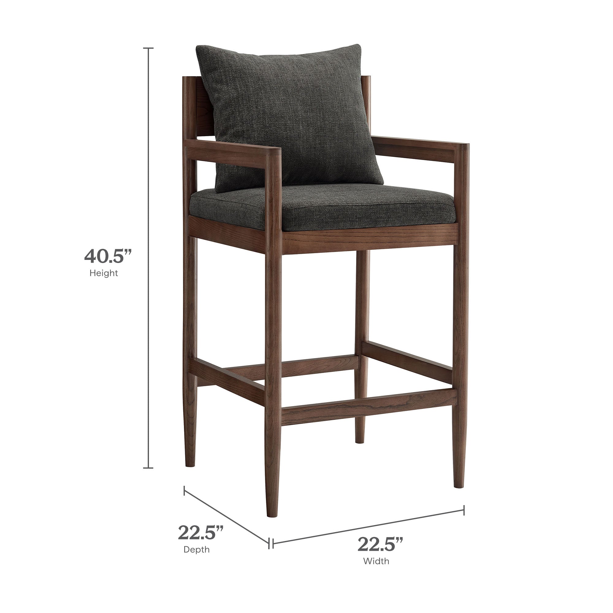 Modway Remington Wood Bar Stool