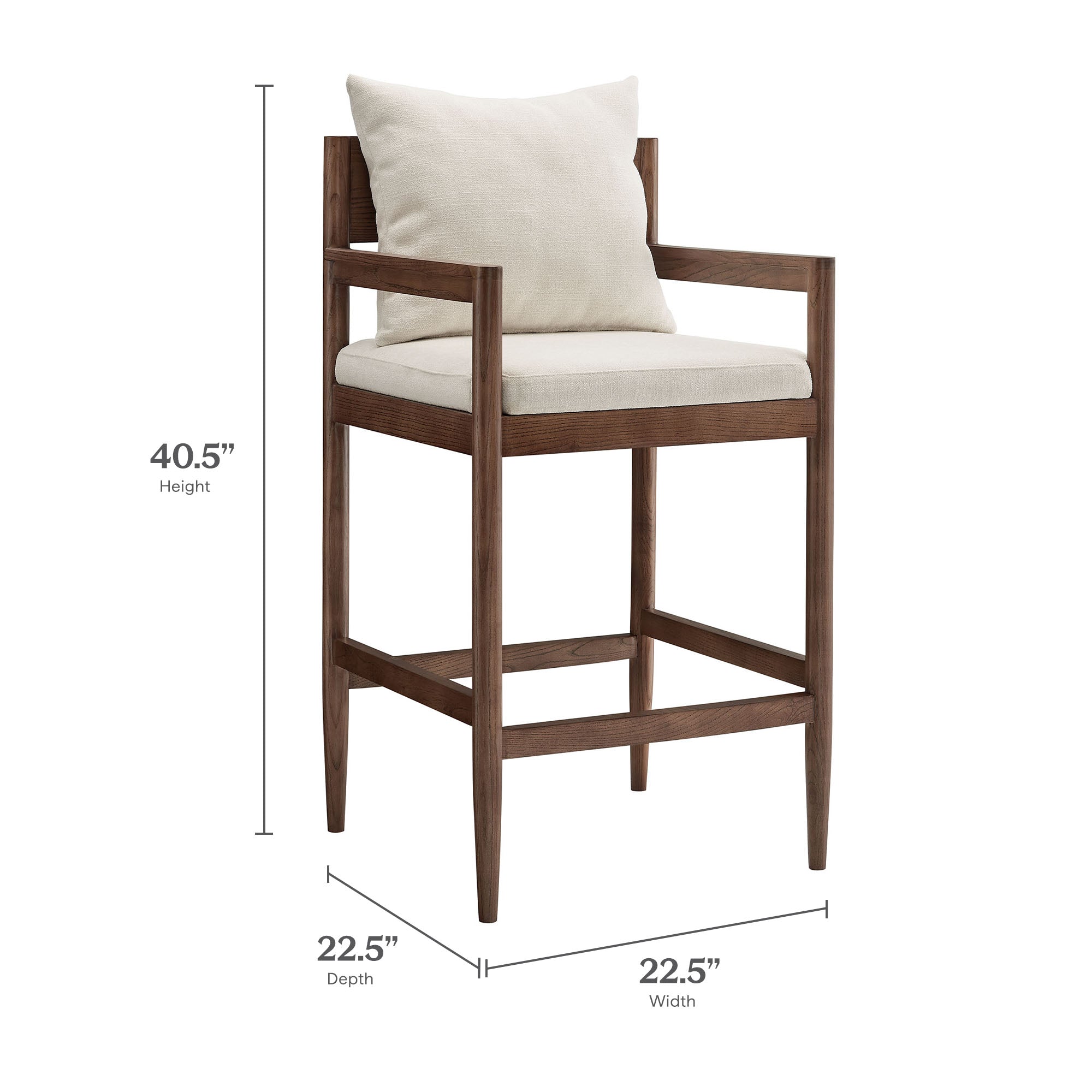 Modway Remington Wood Bar Stool