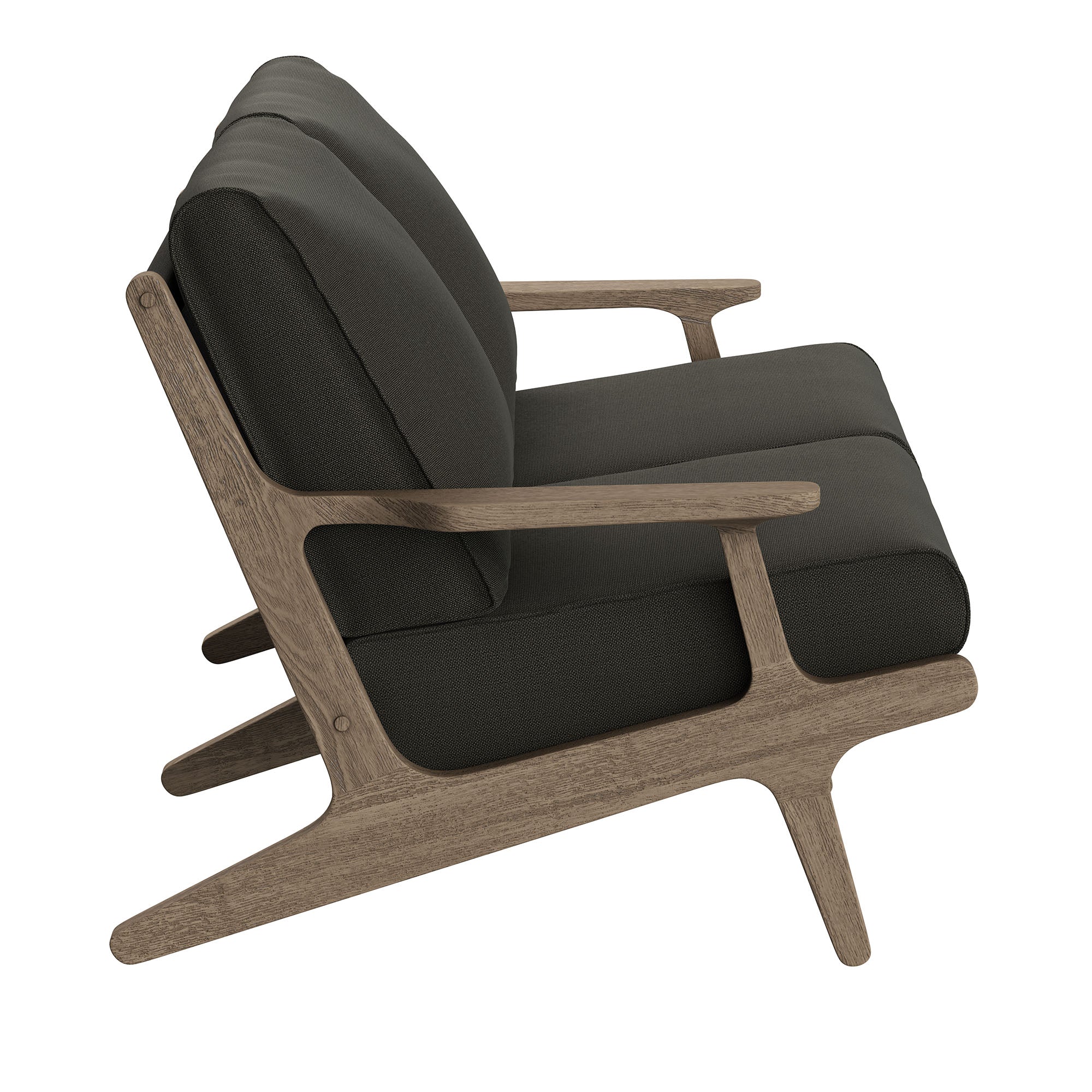 Modway Saratoga 4-Piece Outdoor Patio Teak Wood Furniture Set