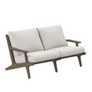 Modway Saratoga Outdoor Patio Teak Wood Loveseat