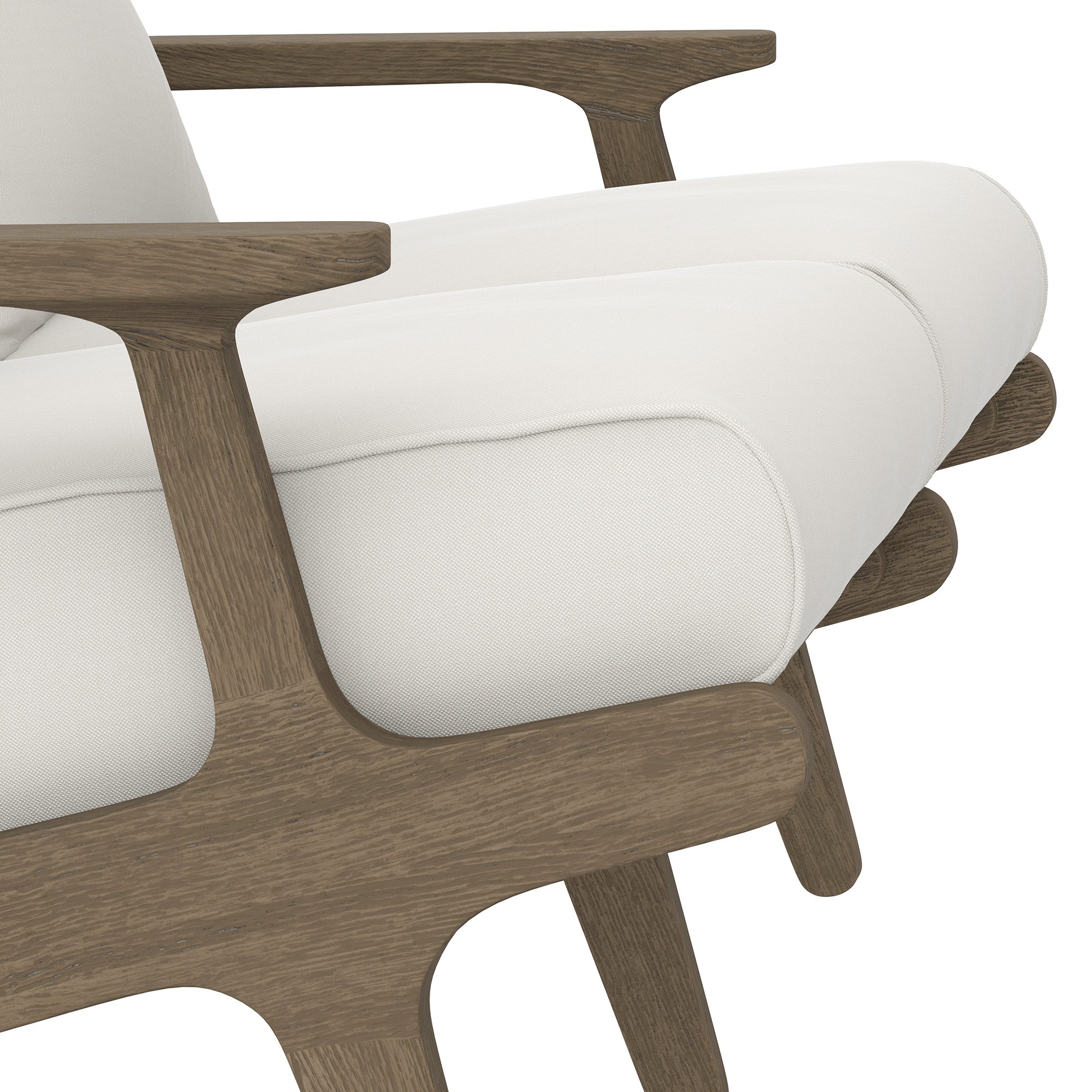 Modway Saratoga Outdoor Patio Teak Wood Loveseat