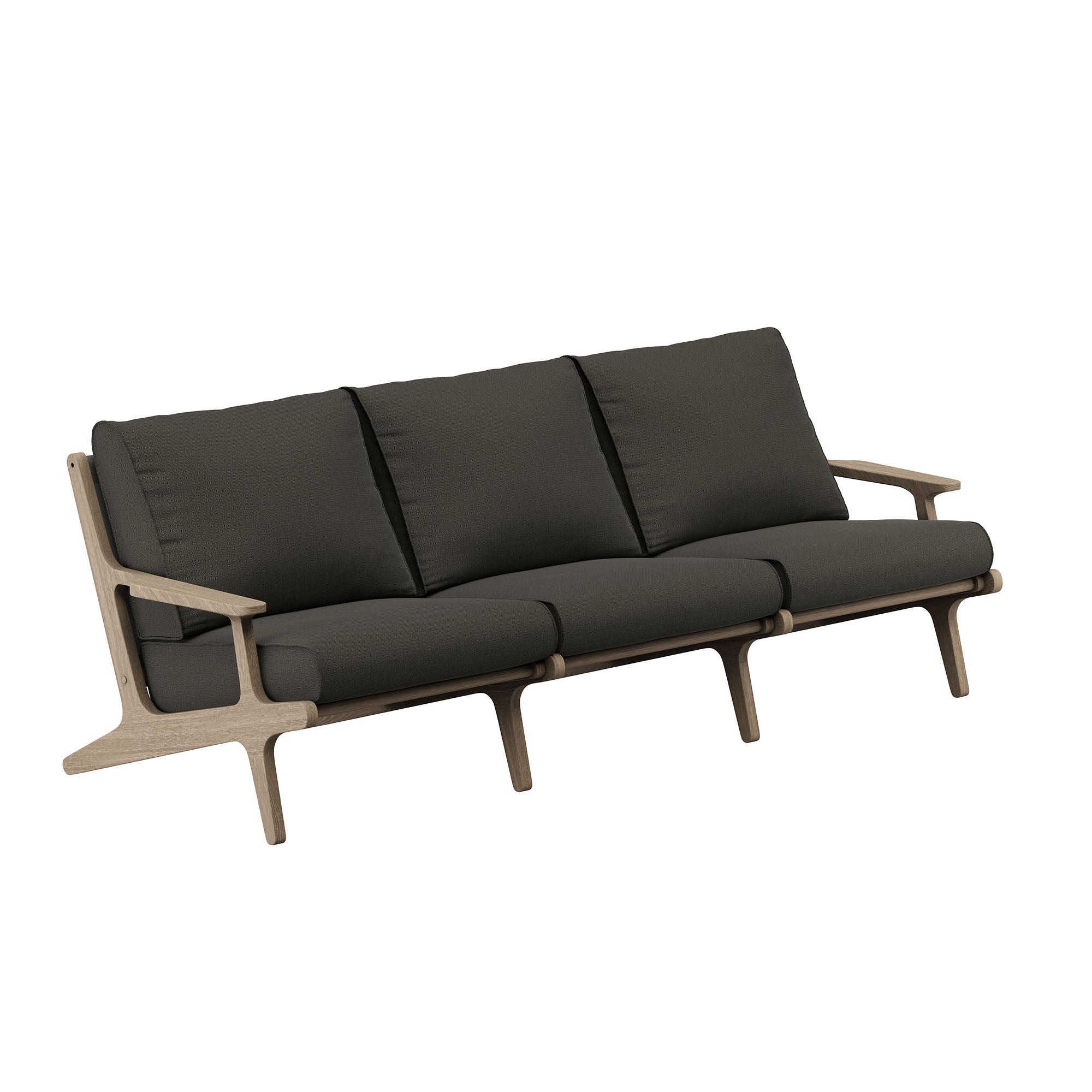 Modway Saratoga 4-Piece Outdoor Patio Teak Wood Furniture Set
