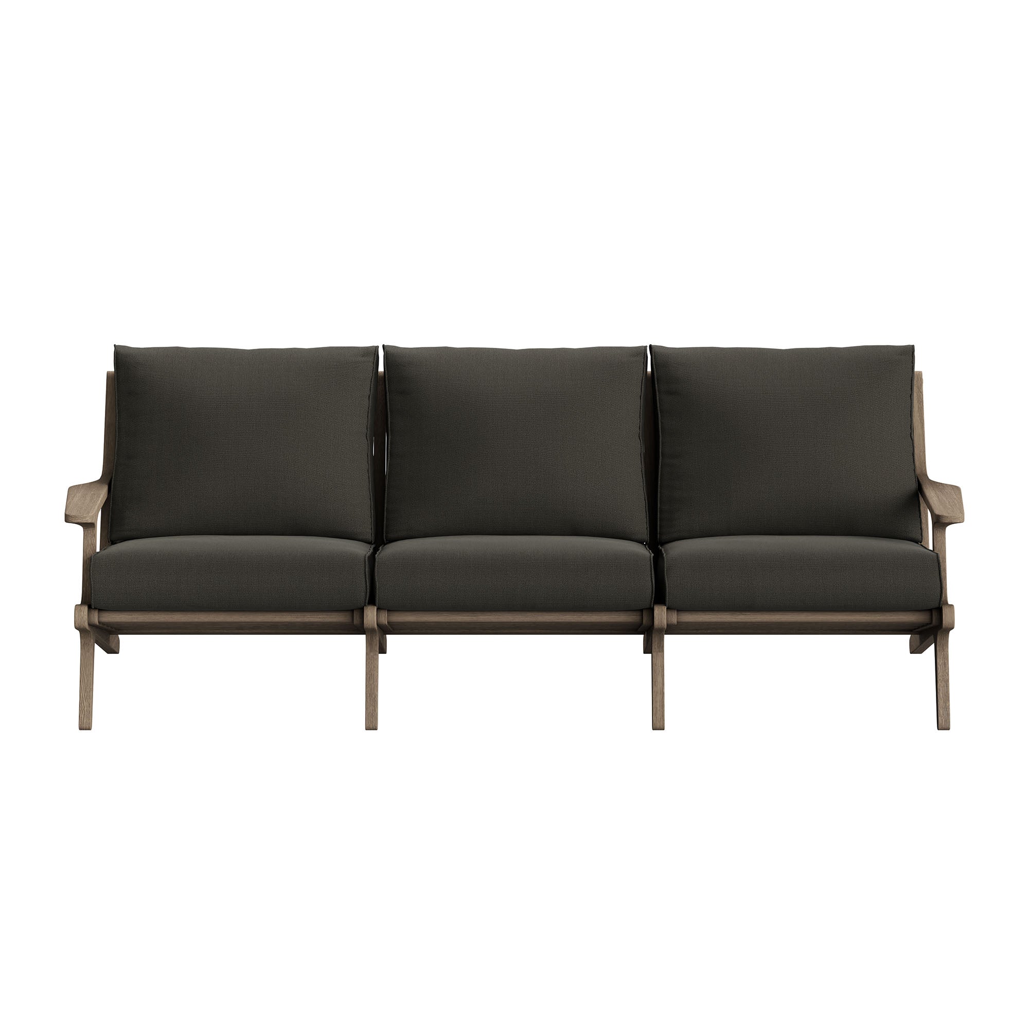 Modway EEI-7249 Saratoga Outdoor Patio Teak Sofa