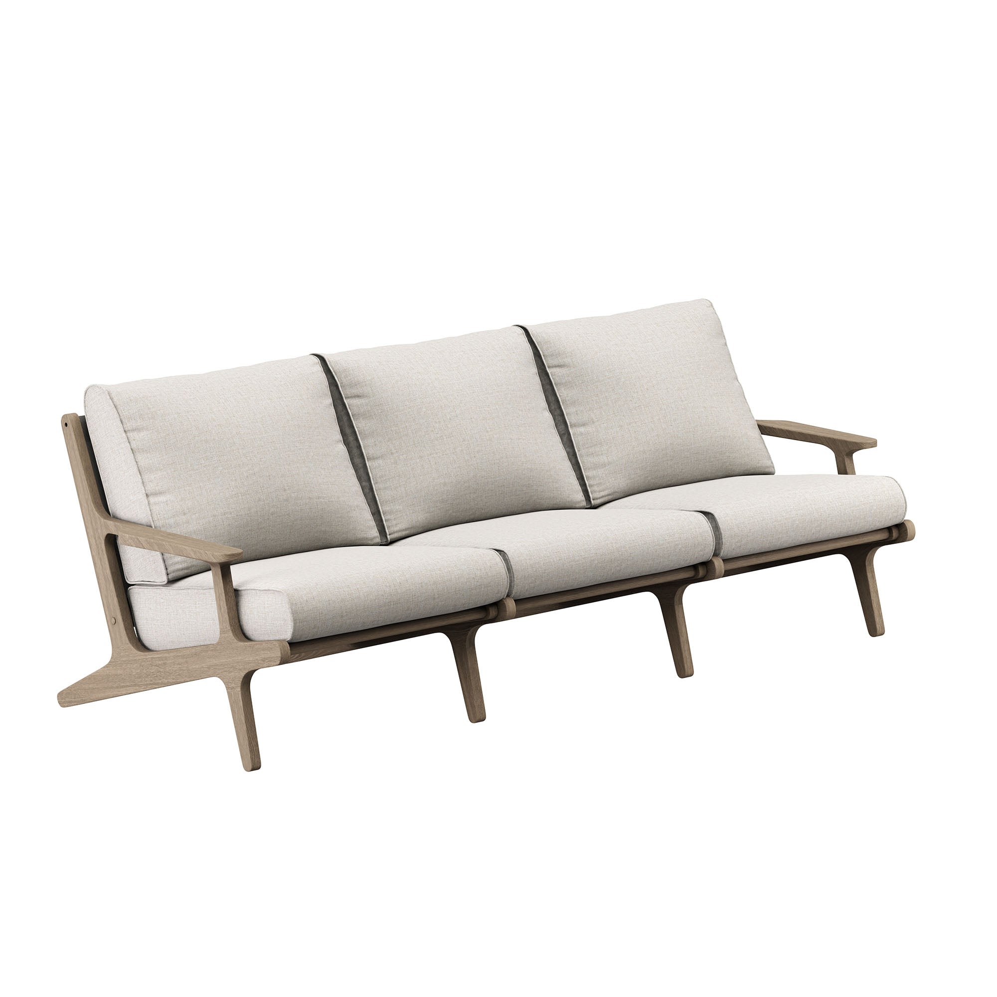 Modway EEI-7249 Saratoga Outdoor Patio Teak Sofa