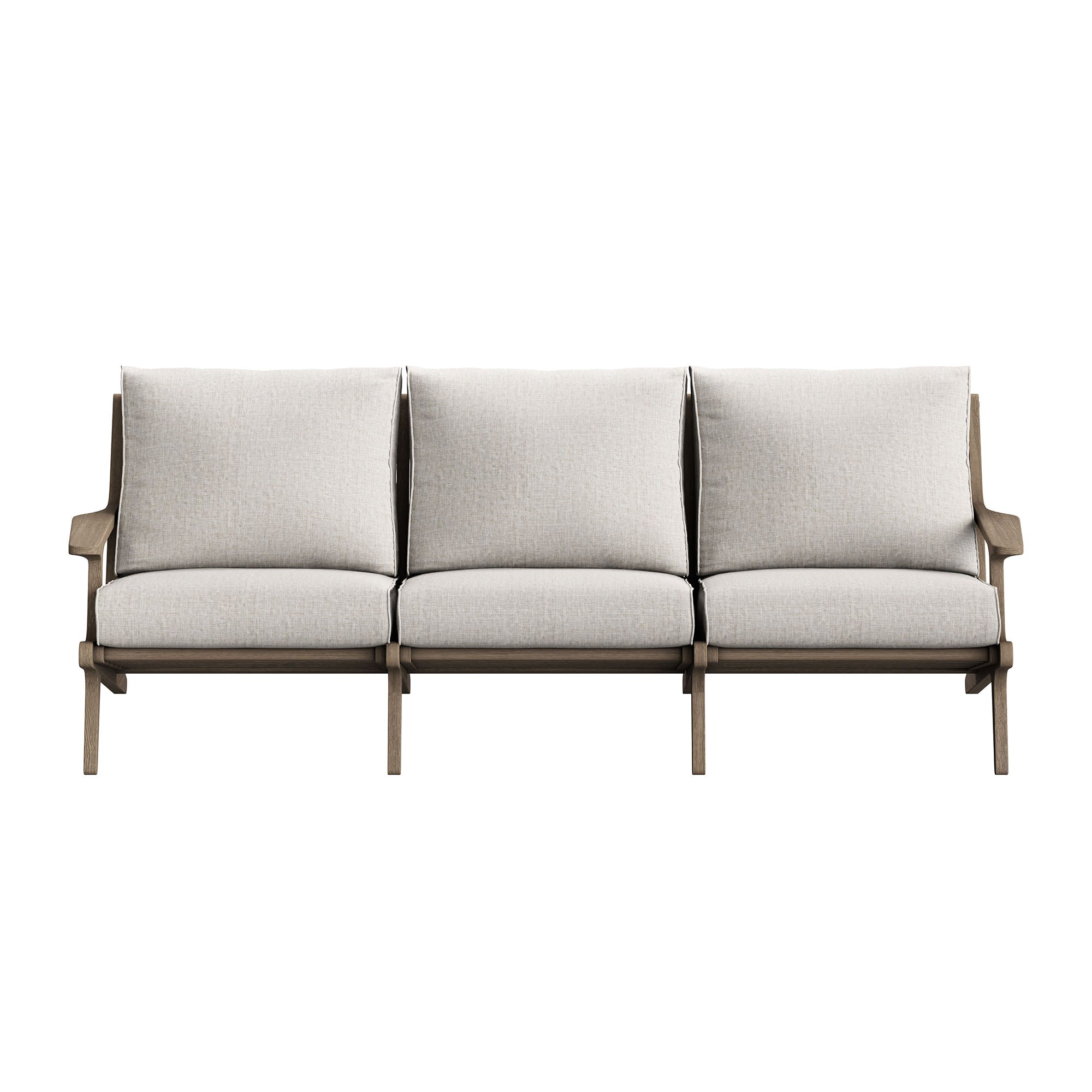 Modway EEI-7249 Saratoga Outdoor Patio Teak Sofa
